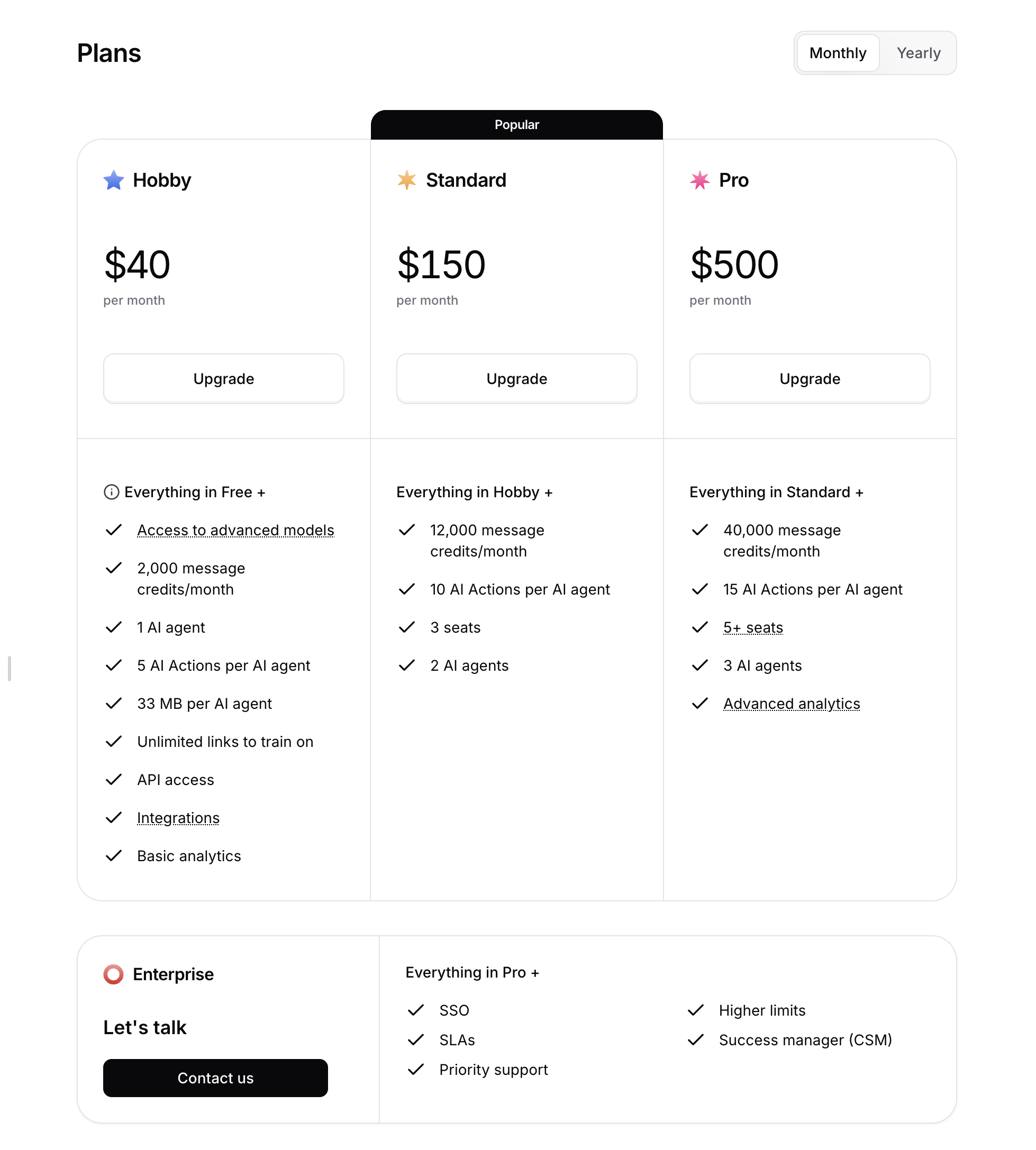Legacy plan
