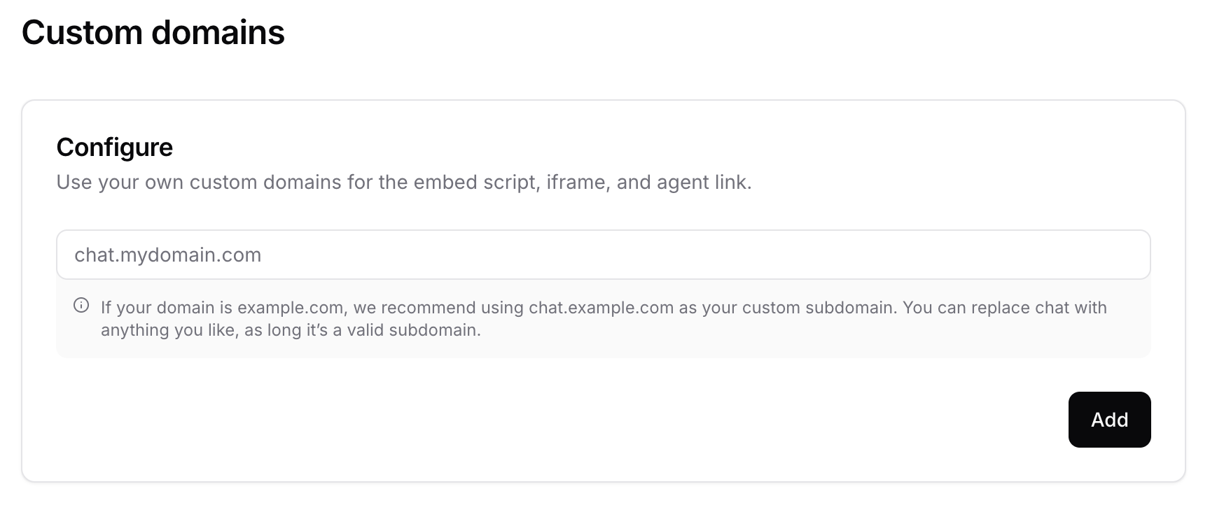 Chatbase Embed Code Example