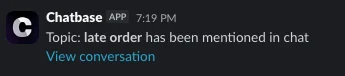 Slack notifications