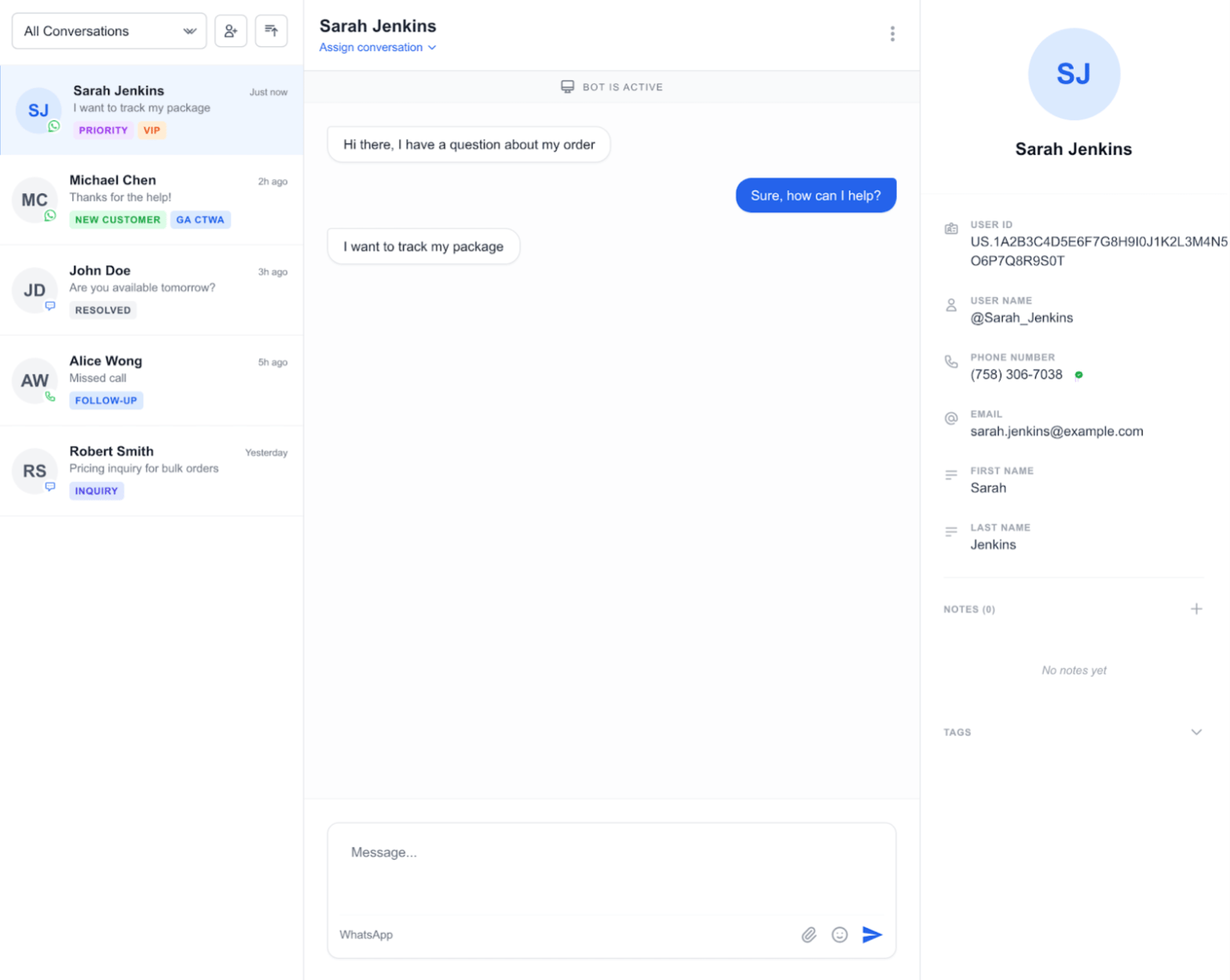 Identify Google Ads conversations in Inbox