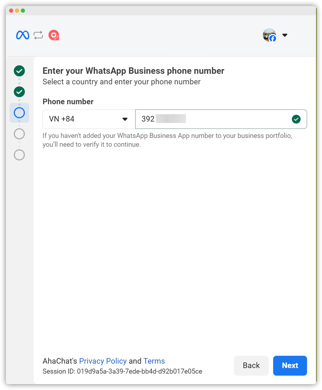 Create Bot Whatsapp Enter Number Vi