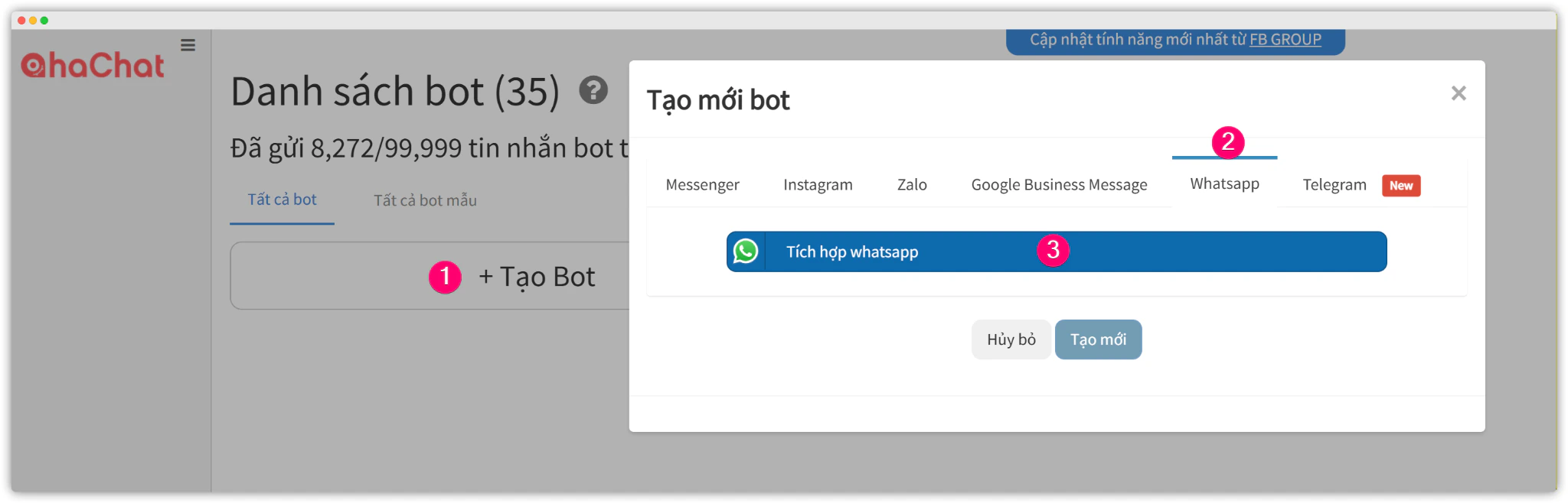 Create Bot Whatsapp