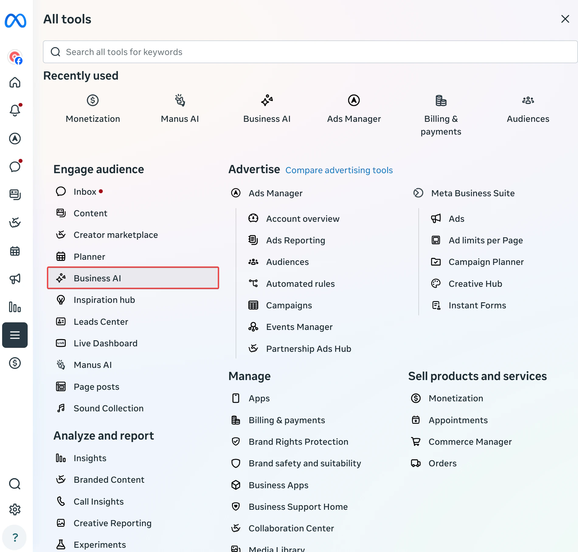 bizai_menu