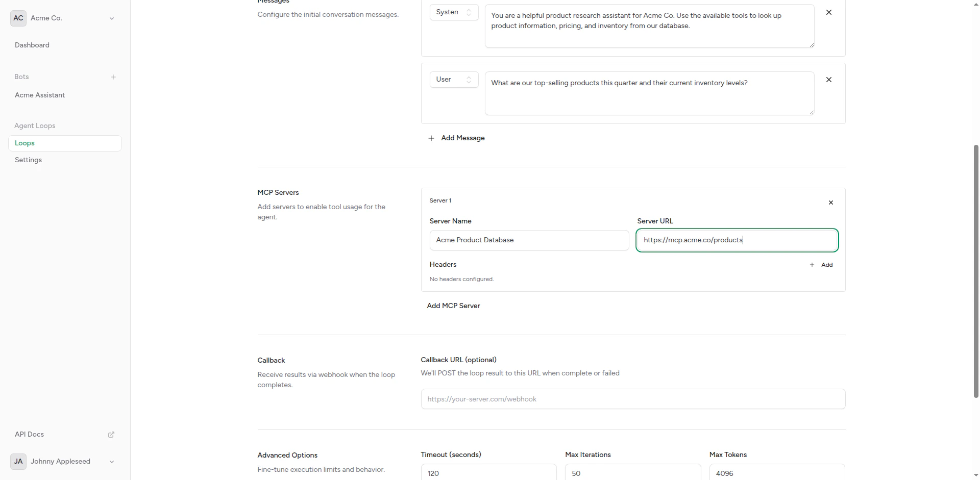 MCP server configured
