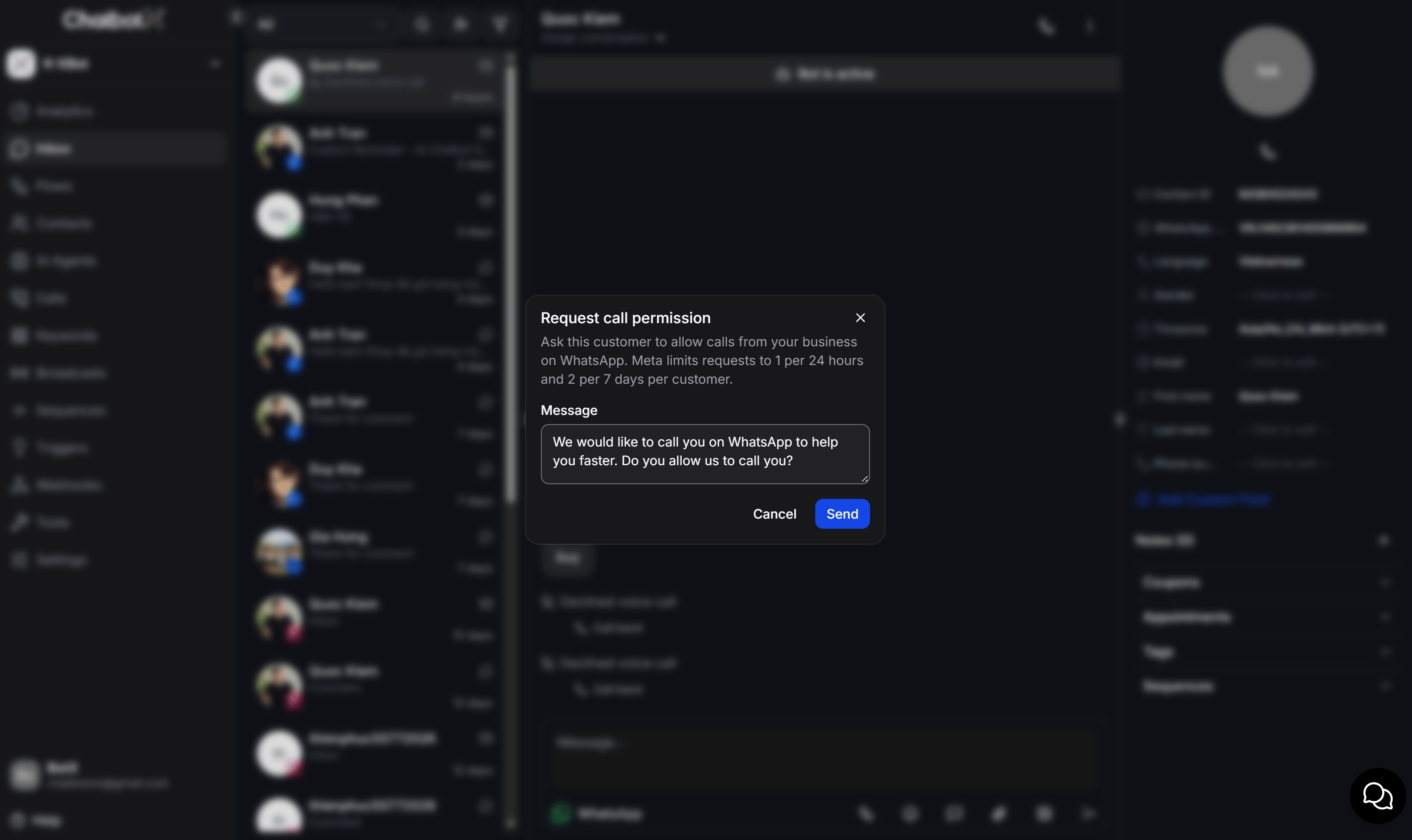 Chatbotx Whatsapp Inbox Request Call Permission Modal