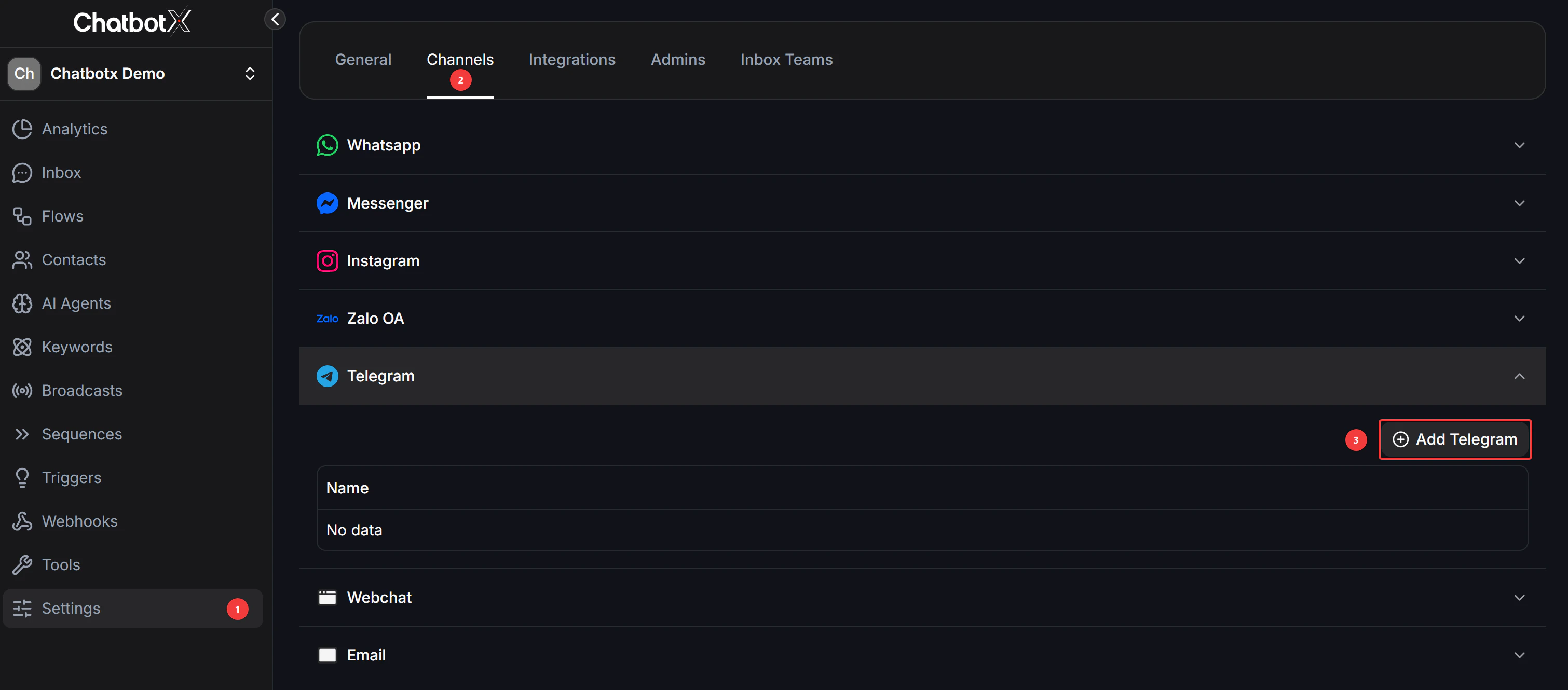 chatbotx_settings_channels_tab