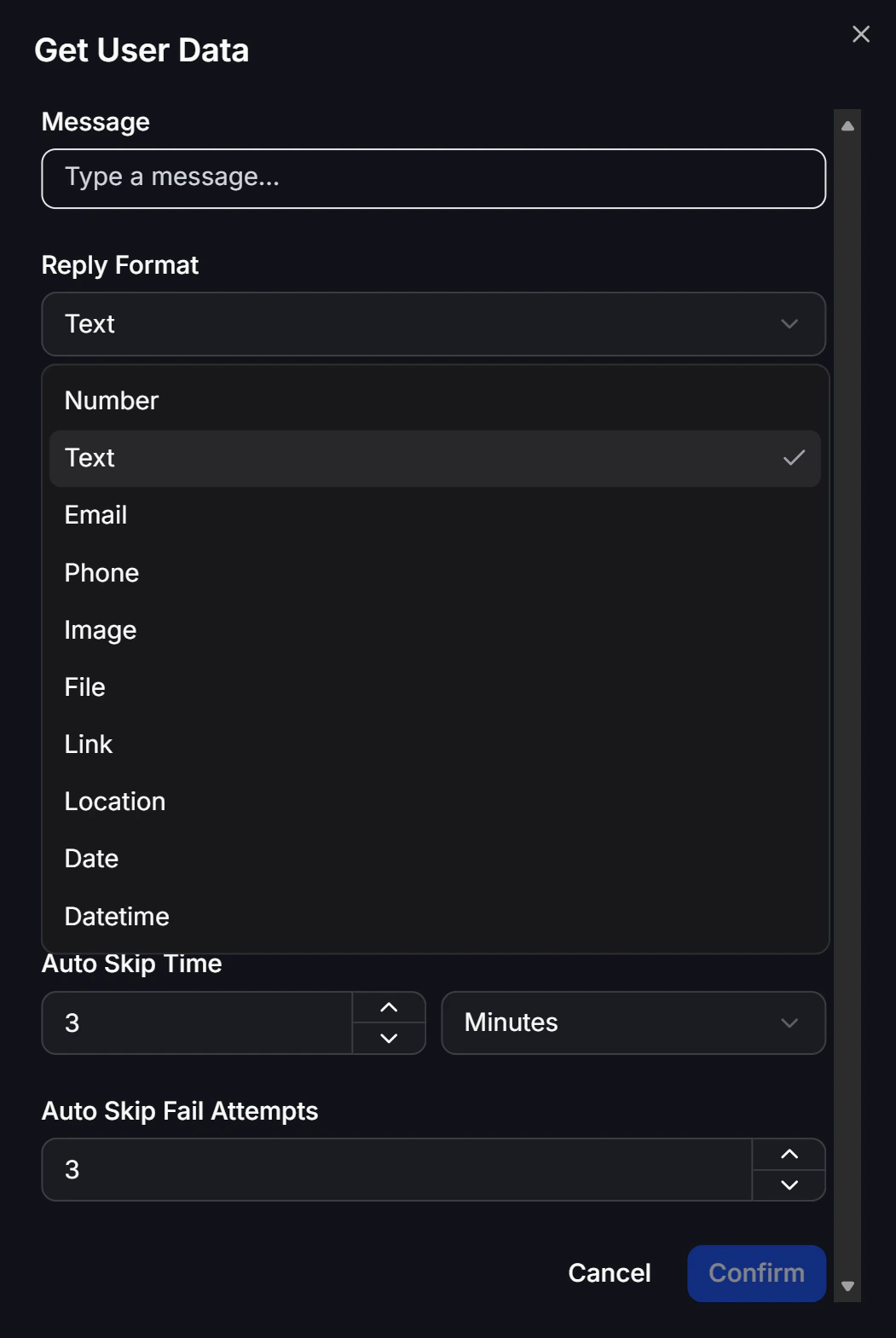 user_input_types_menu