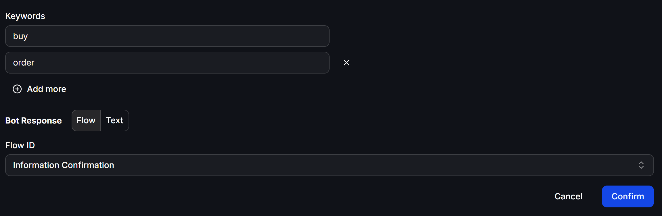 Create Automated Keyword Response