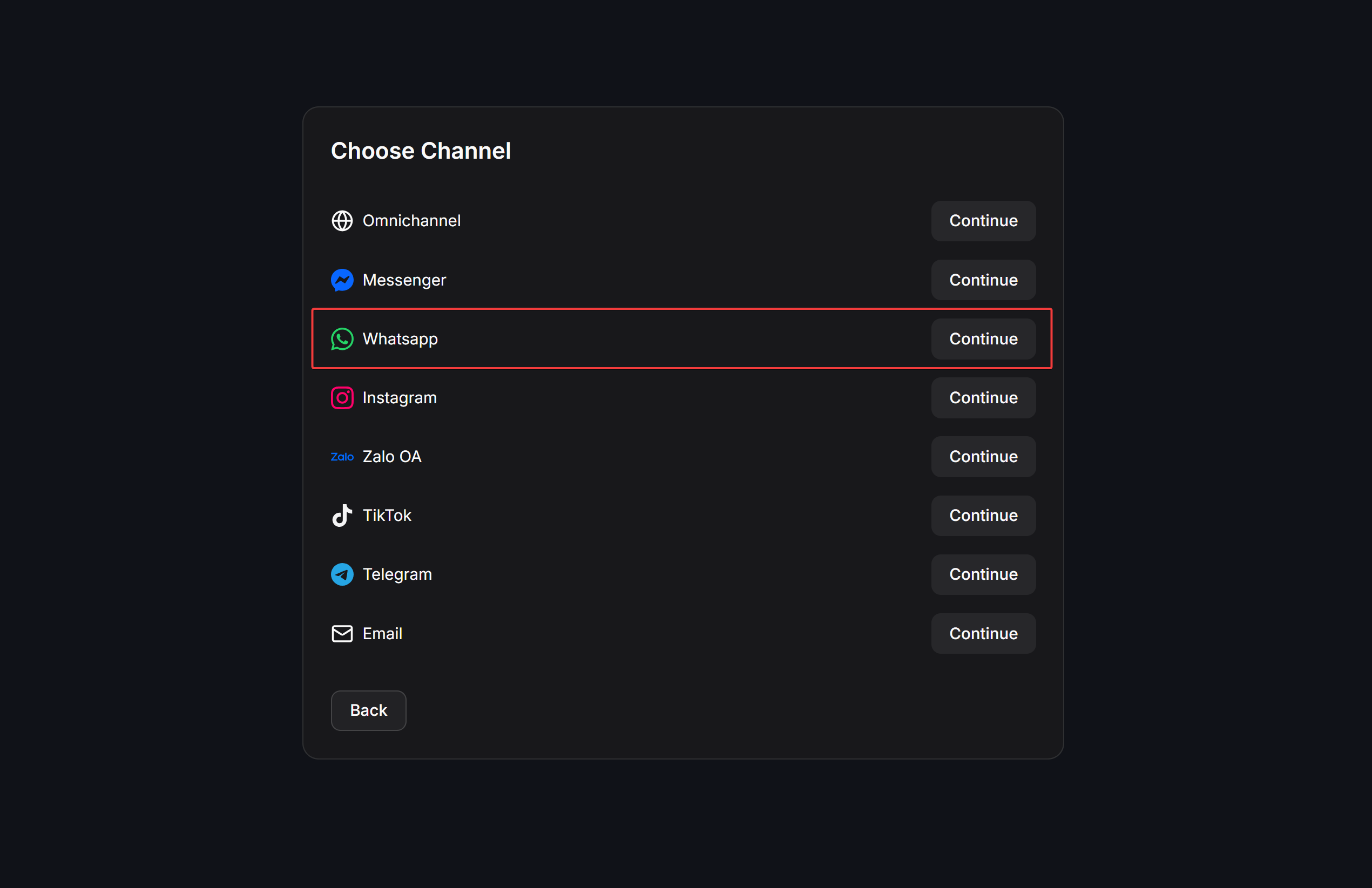 Create Whatsapp Broadcast