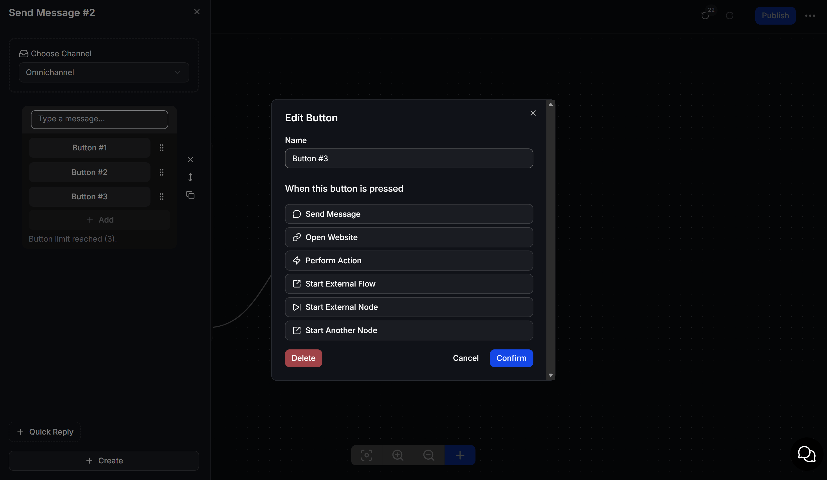 Whatsapp Chatbotx Reply Button Edit