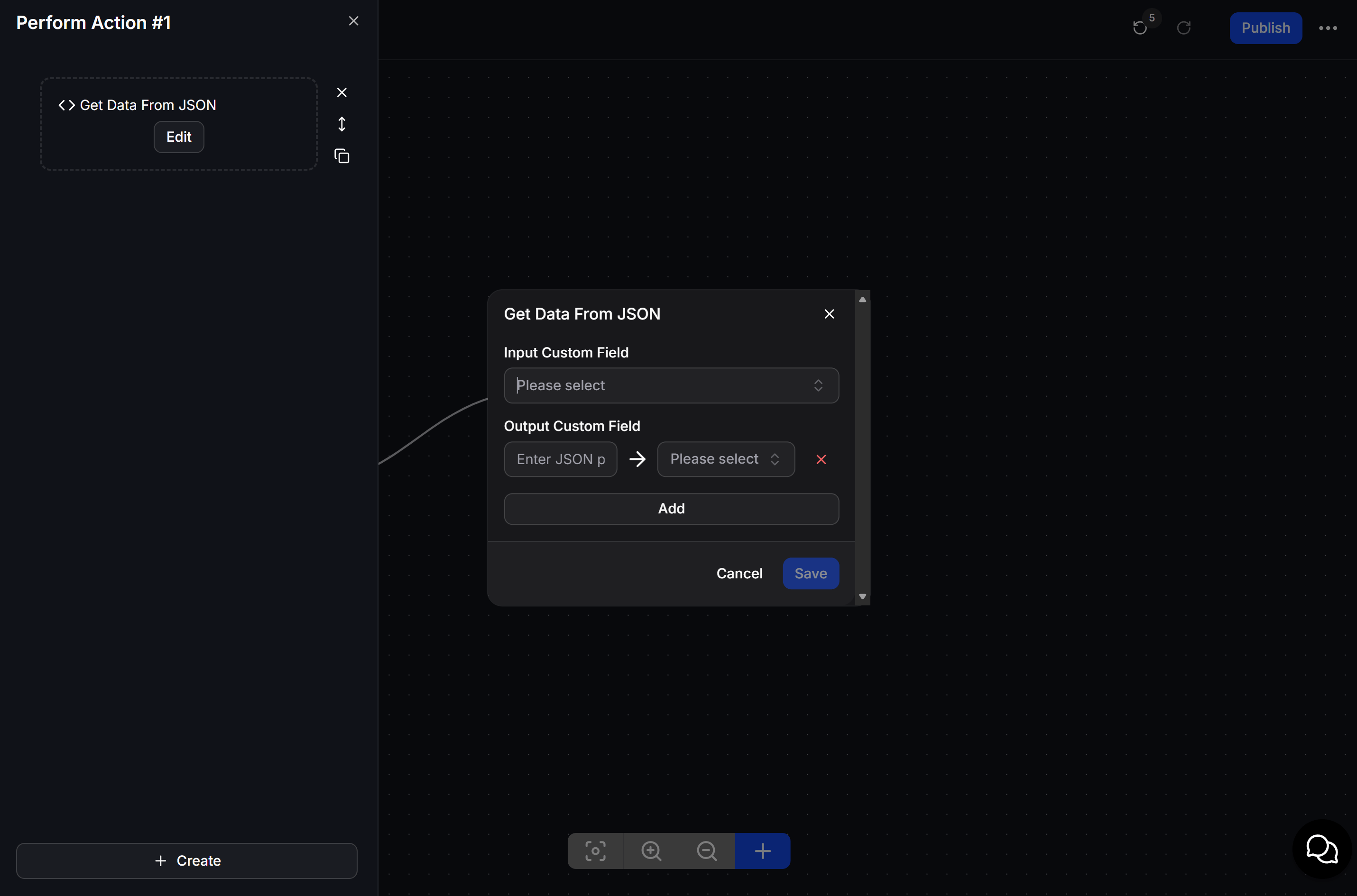 Get Data From Json Action