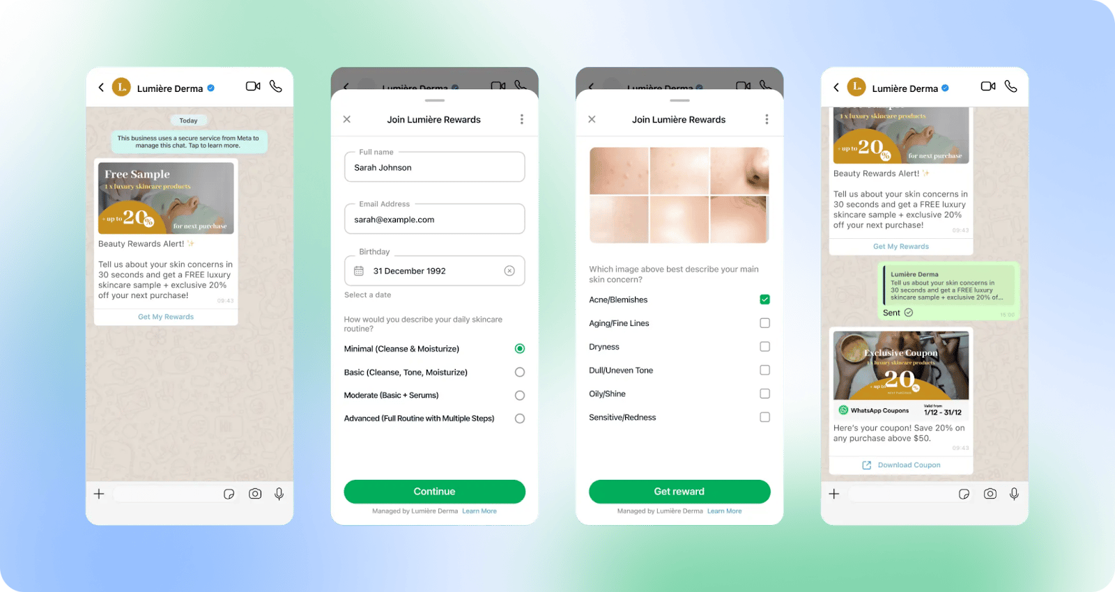 Whatsapp Flow Template Lead