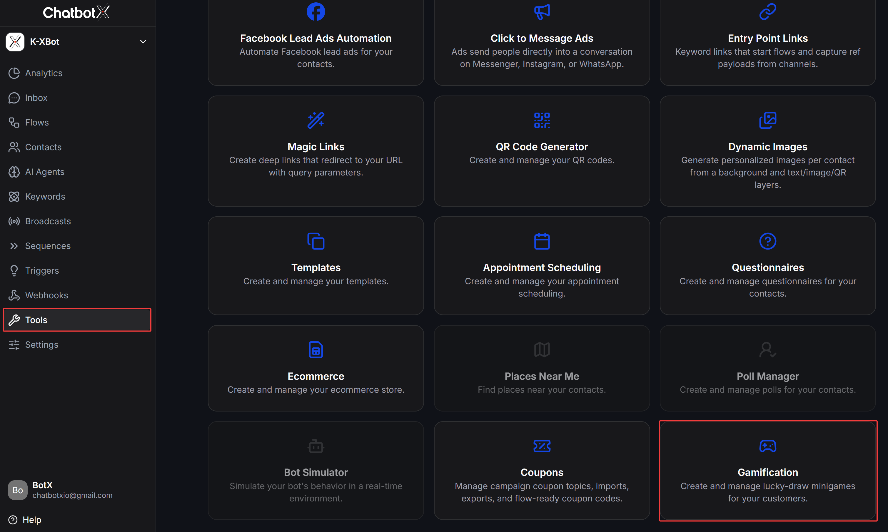Gamification Tools Entry