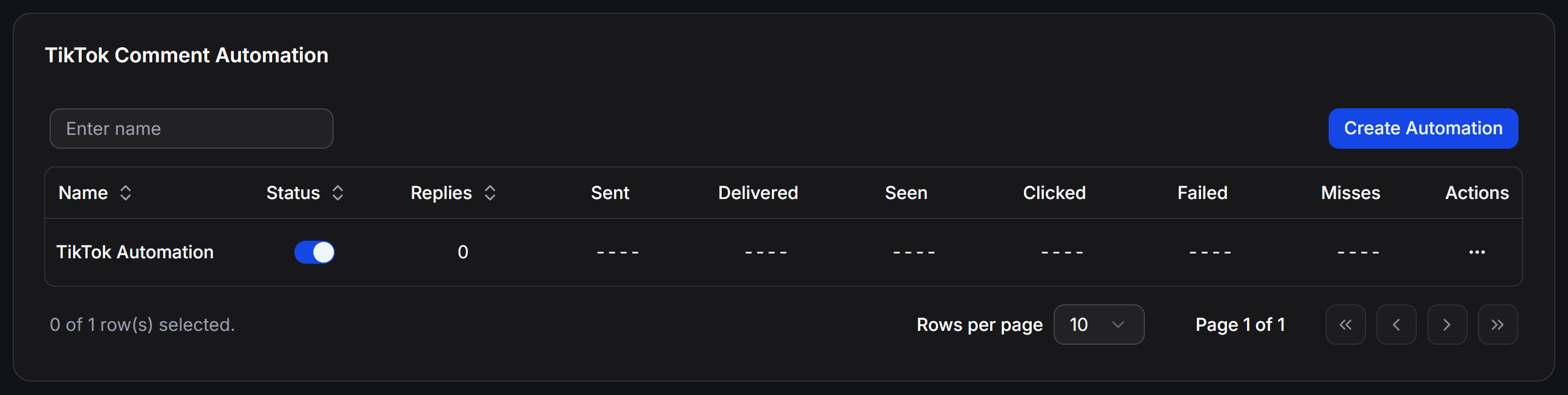 Chatbotx Tiktok Comment Automation List