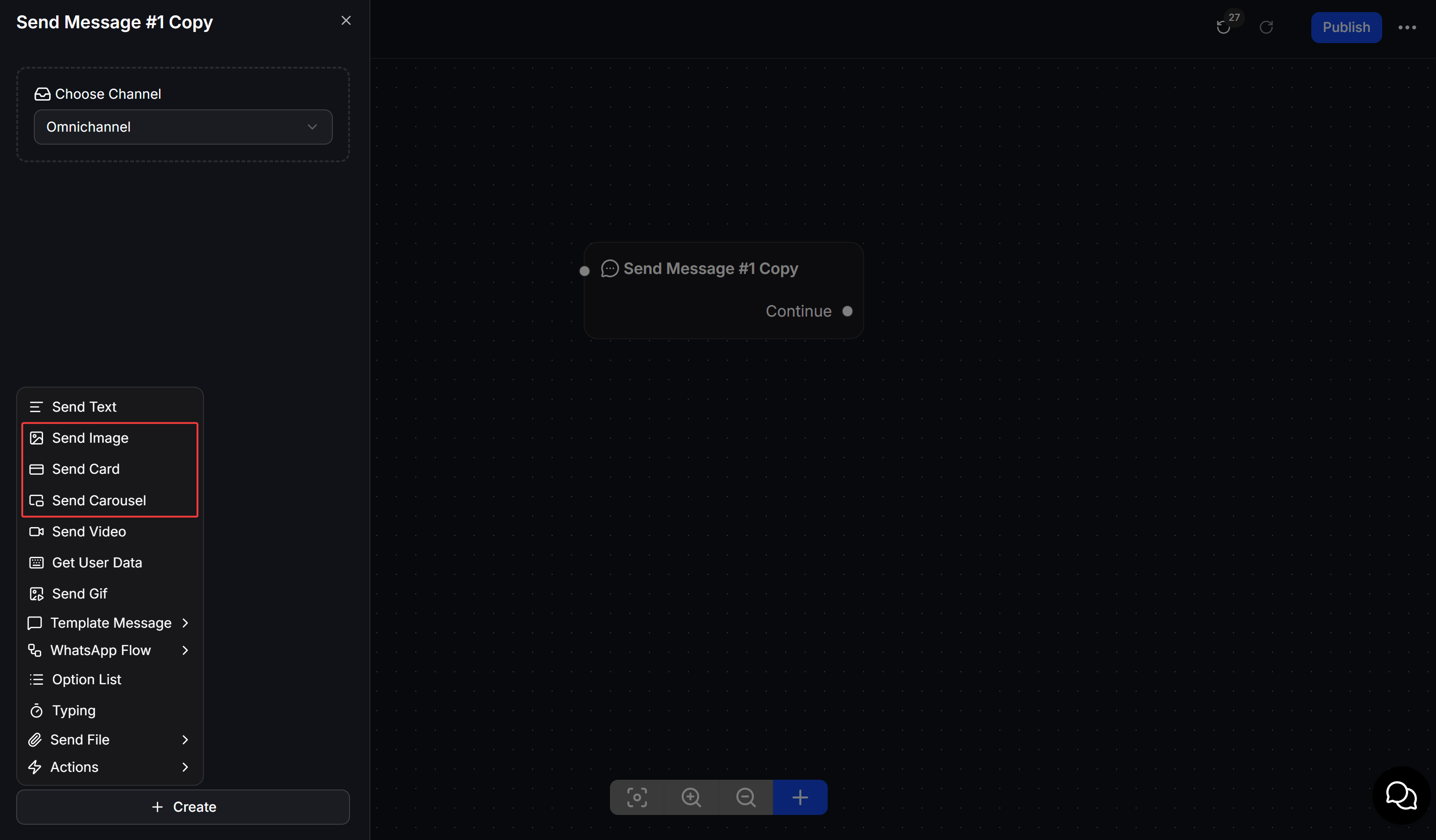 Dynamic Image Flow Blocks Options