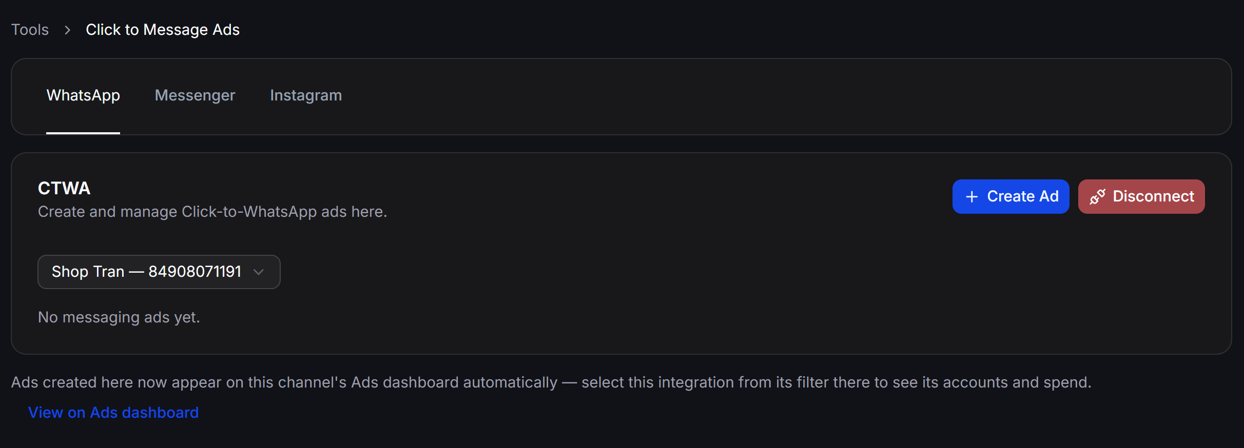 Click To Message Ads Ctwa