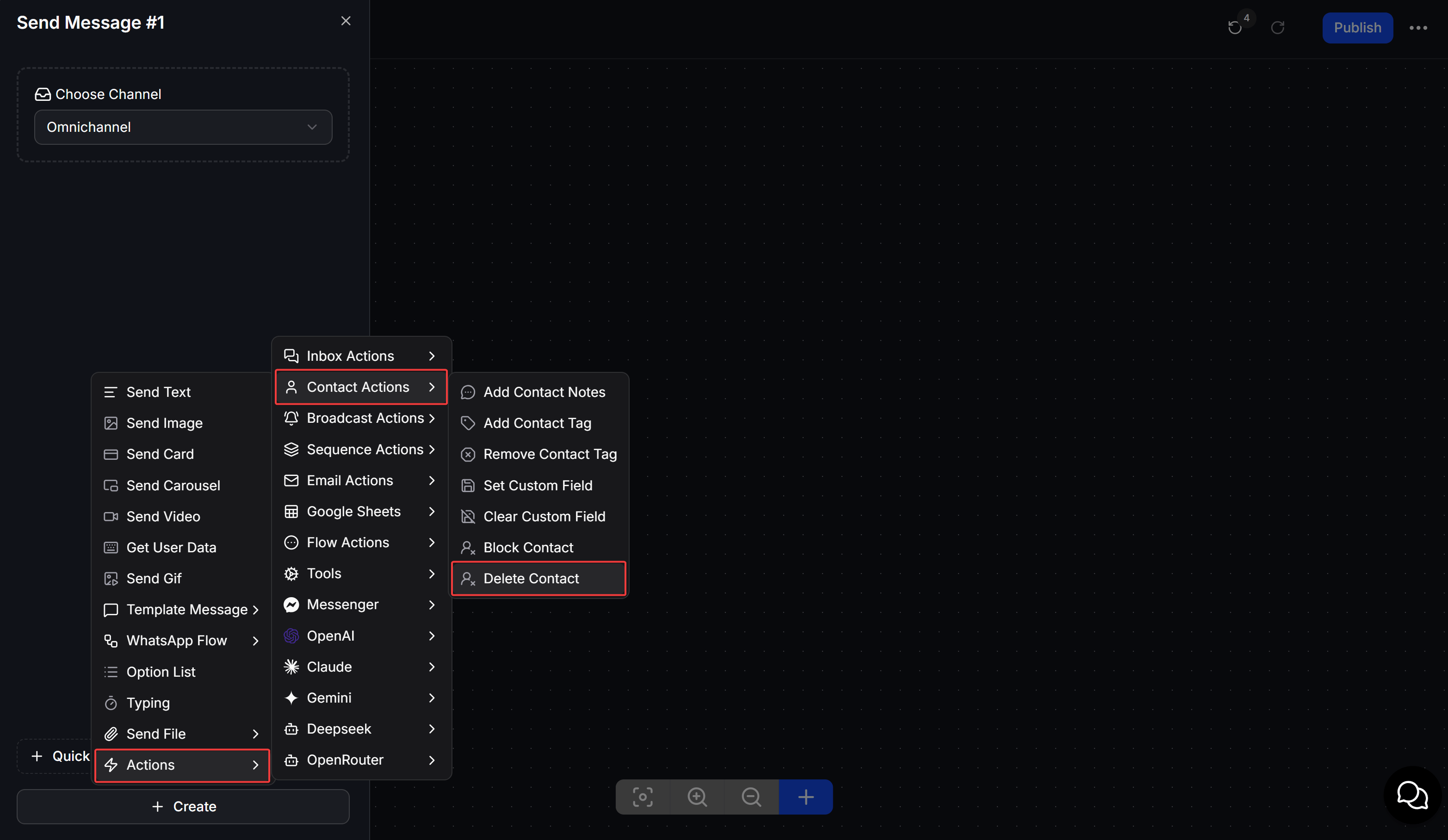 Delete Contact Flow