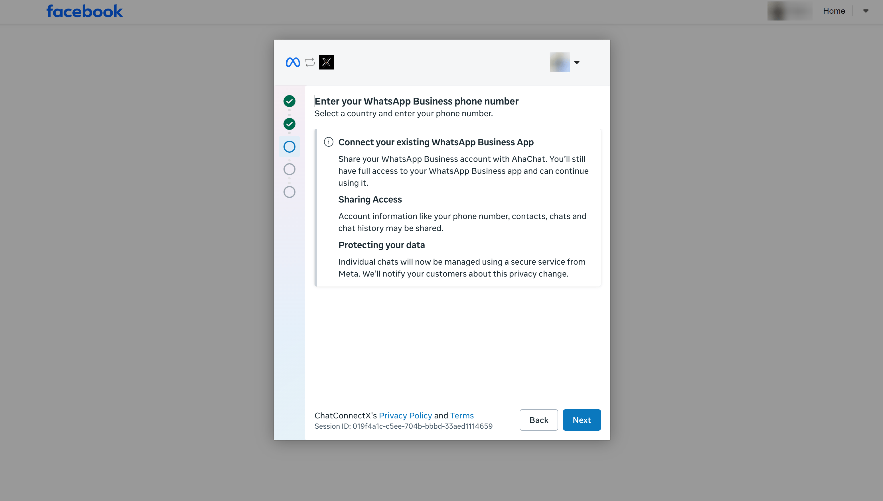 Whatsapp Coexistence Connect Details
