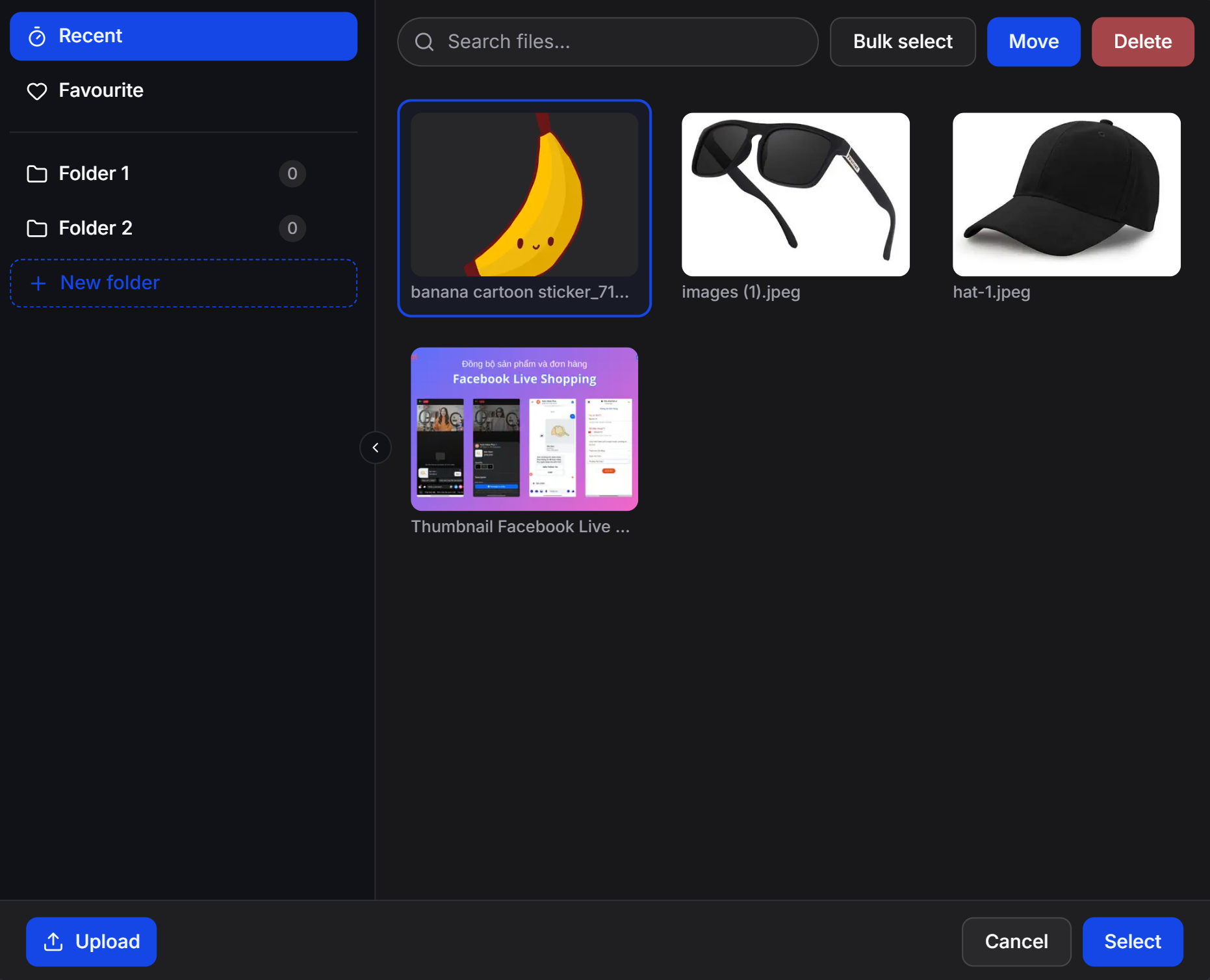 Media Library Modal Overview