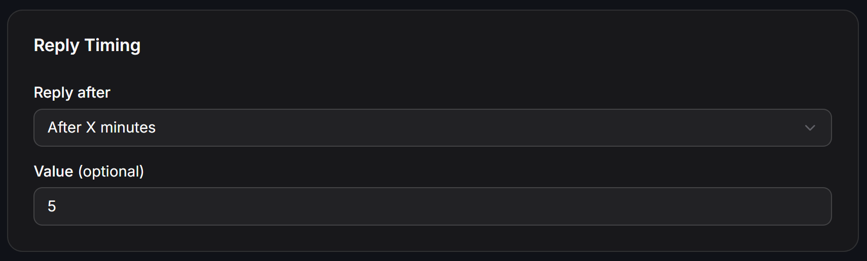 Chatbotx Facebook Comment Reply Timing Minutes