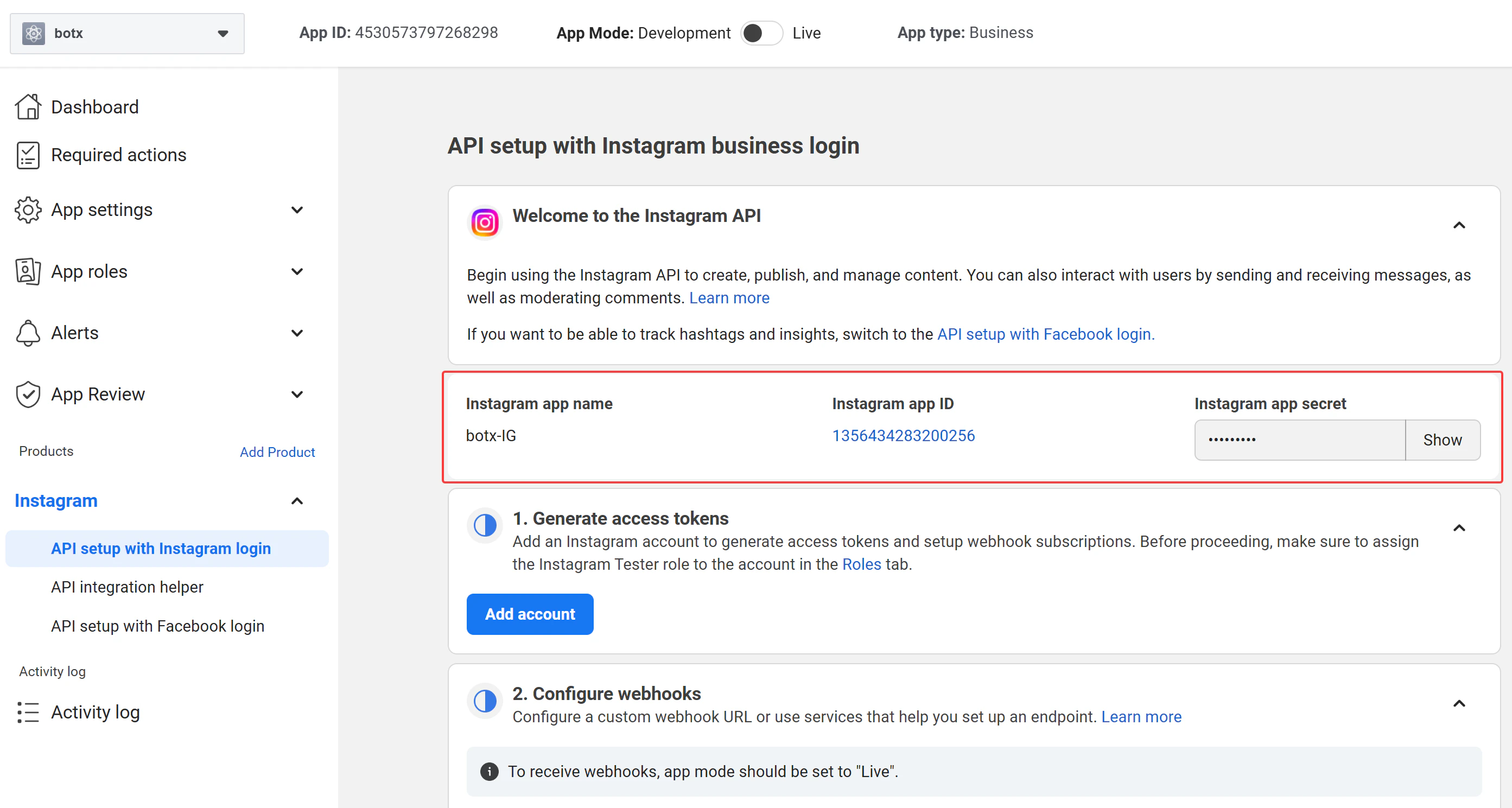 instagram_api_setup_page