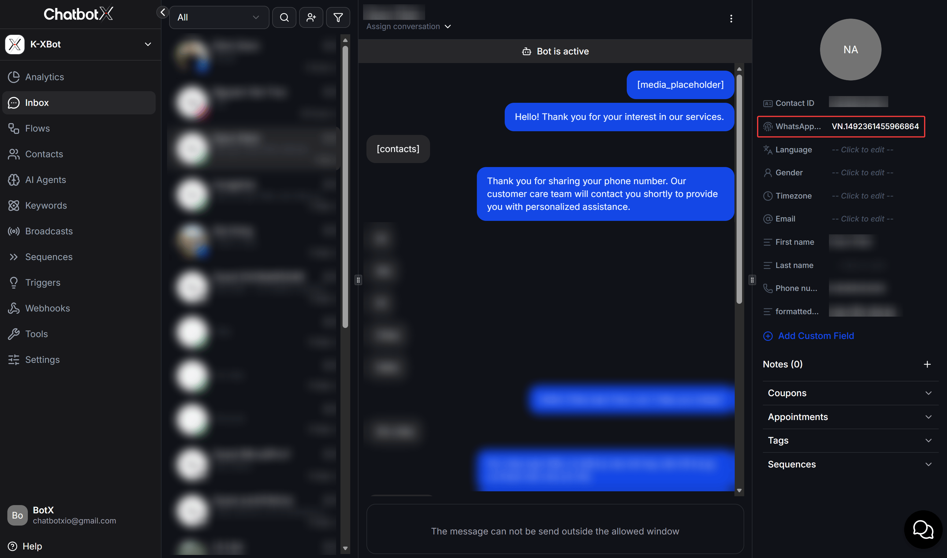 Whatsapp Bsuid Inbox Display