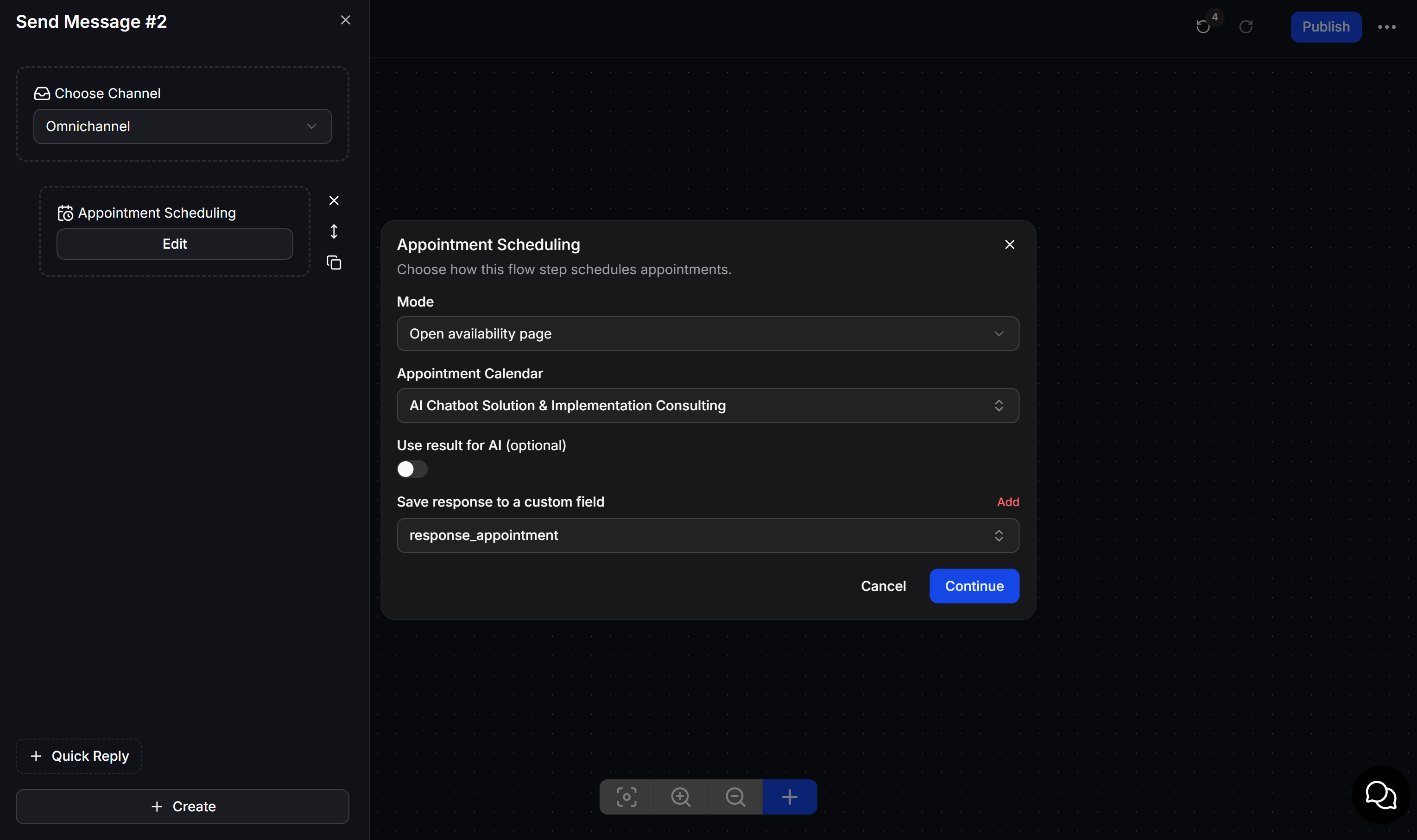 Configure Open availability page mode in Flow Builder