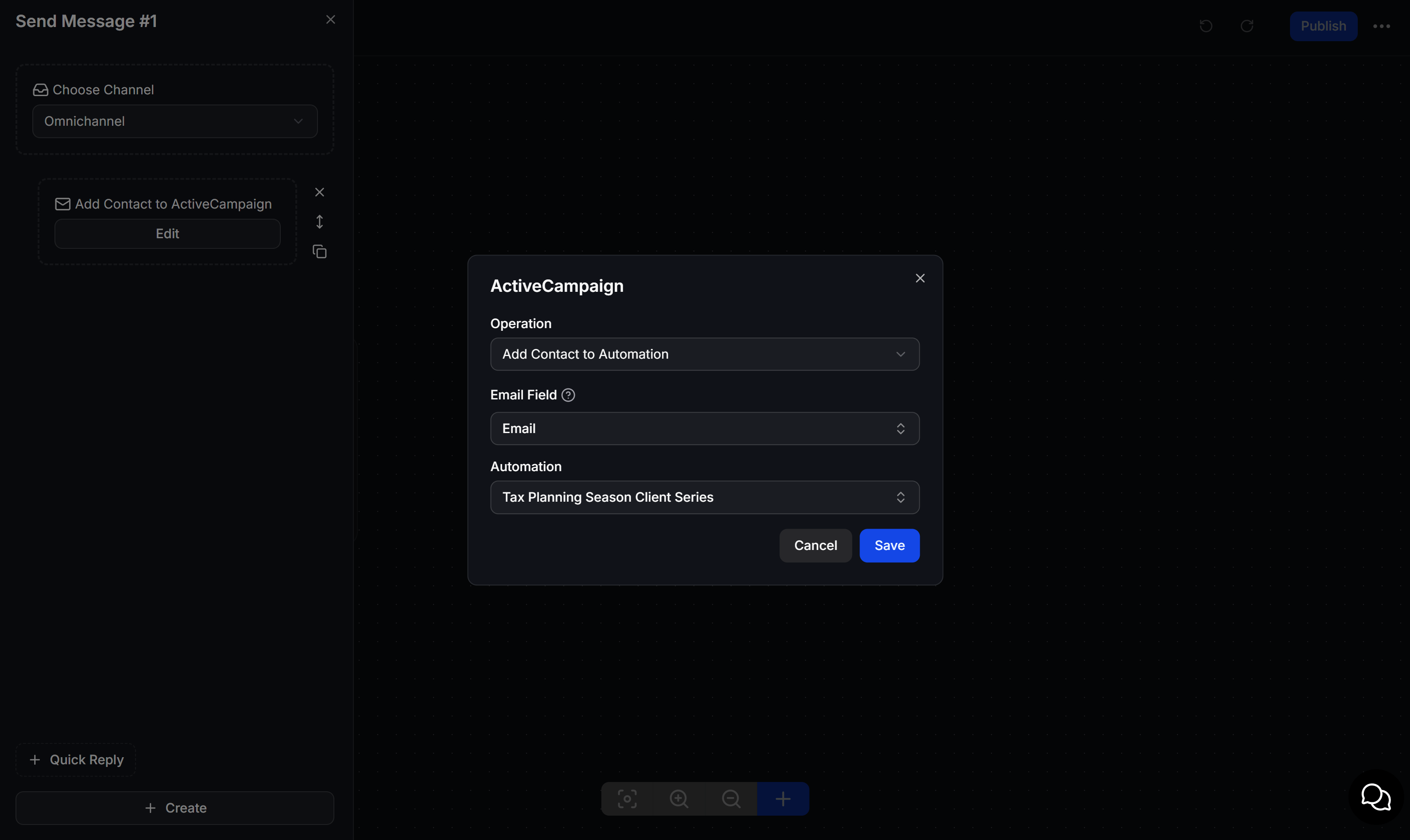 Configure Add Contact to ActiveCampaign Automation