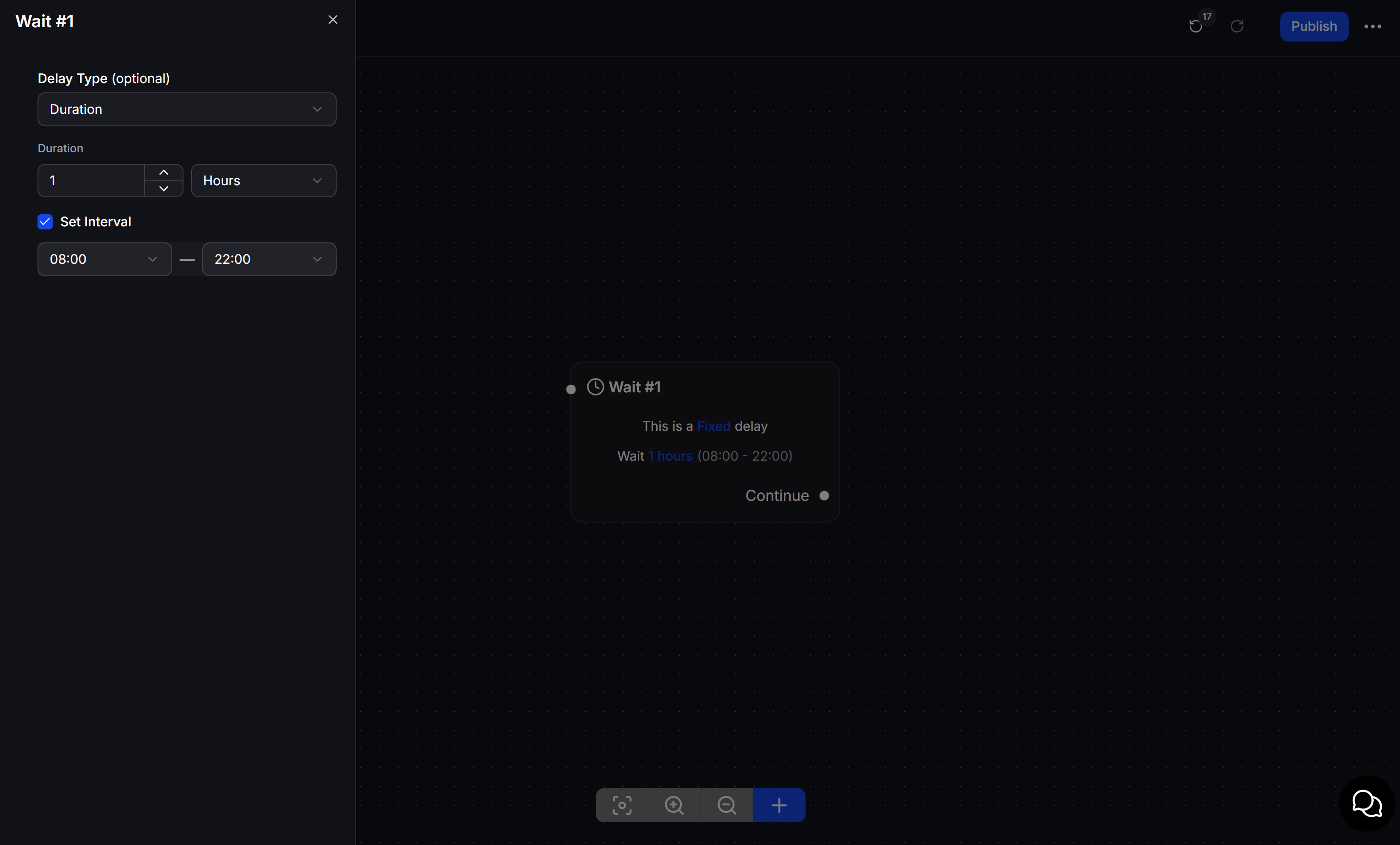 Wait Node Duration Config