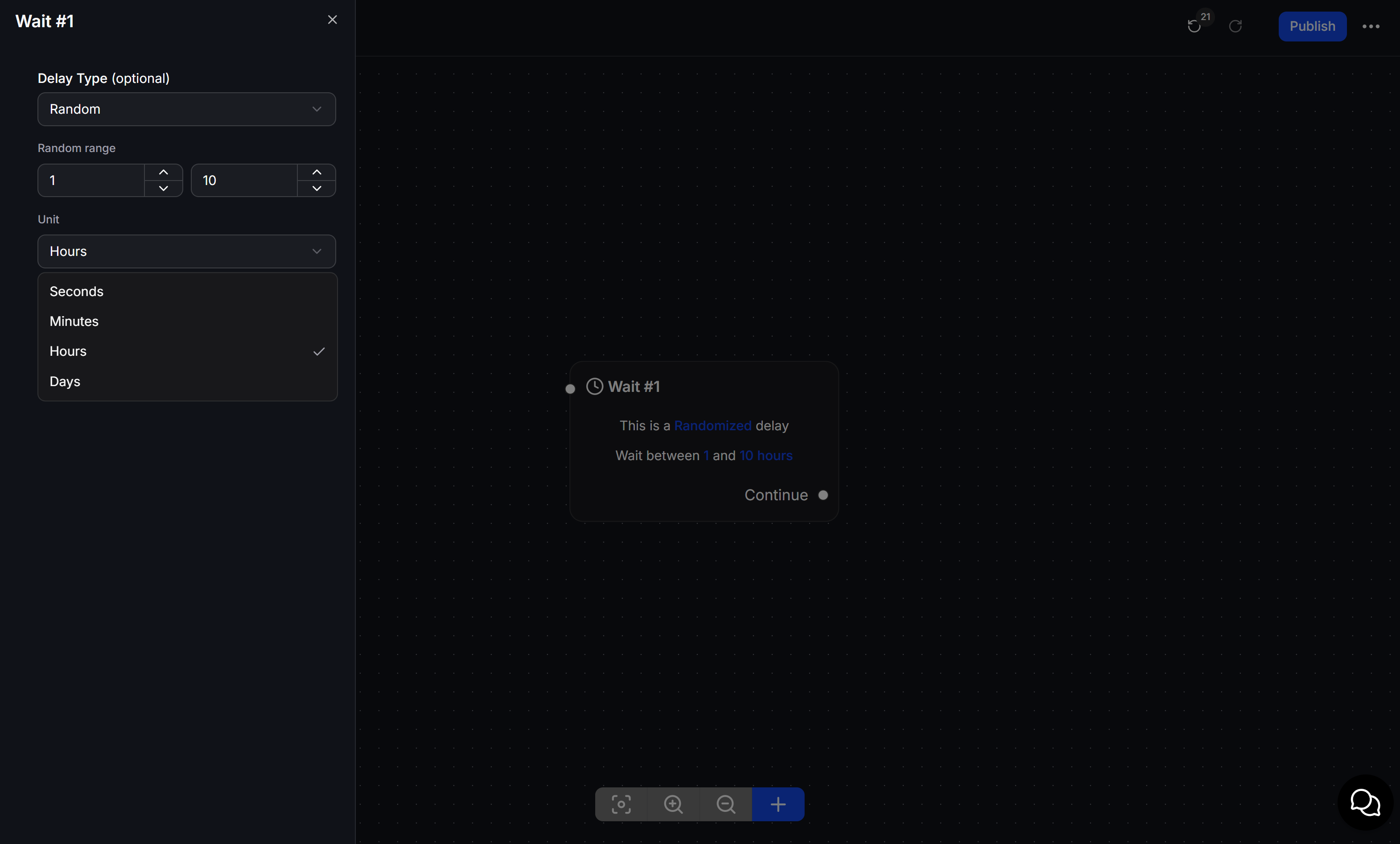 Wait Node Random Config