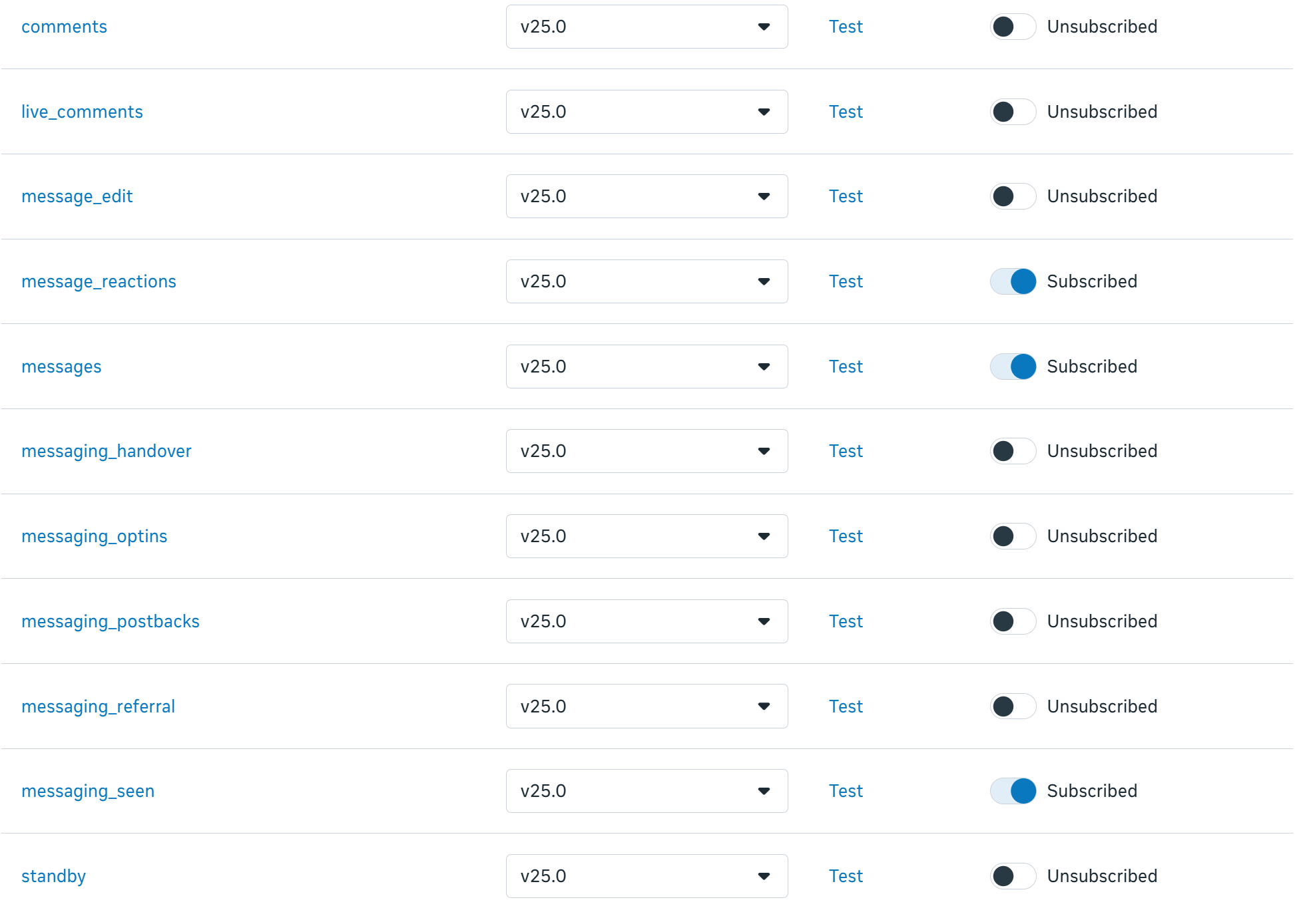 Subscribing To Webhook Events