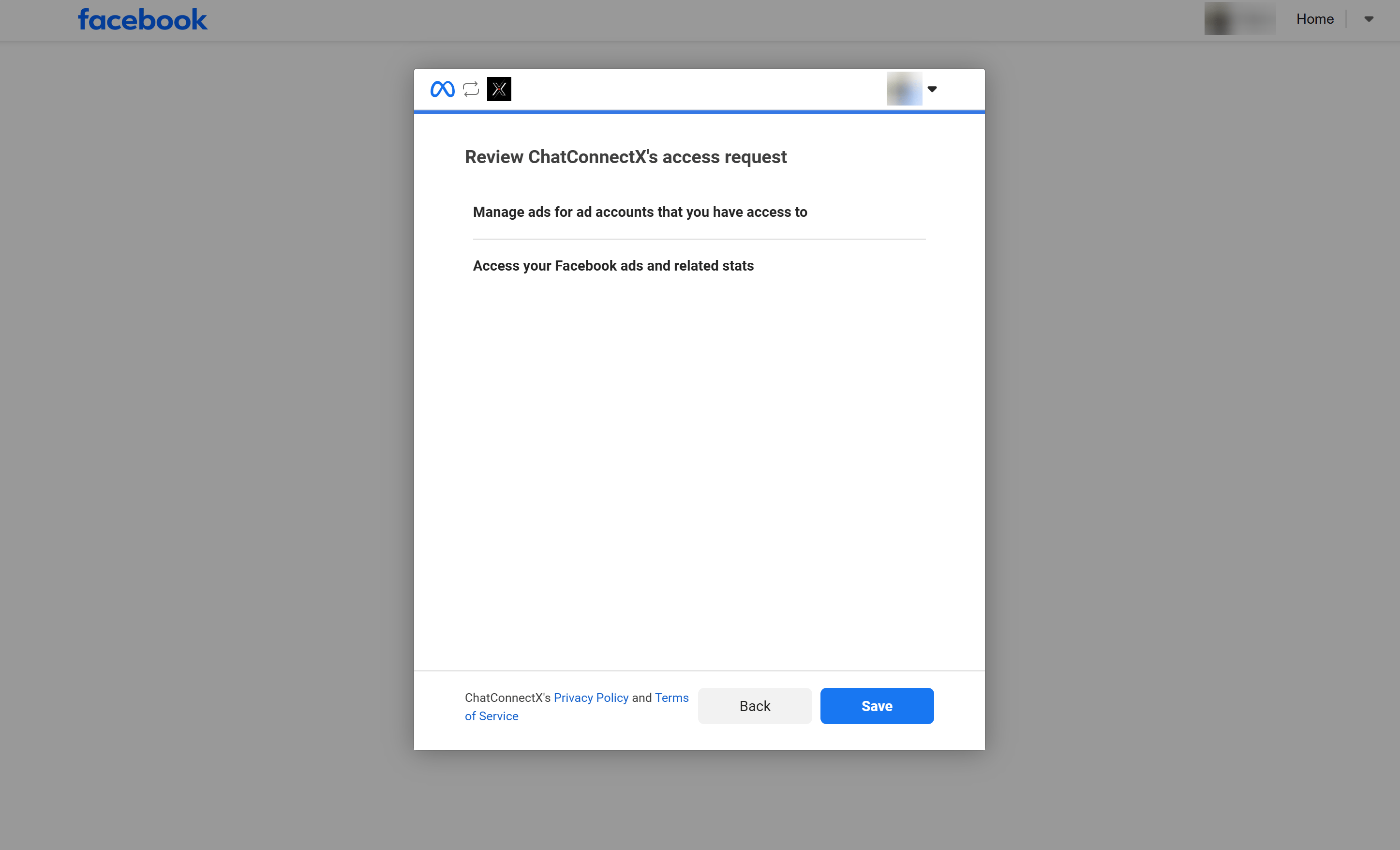 Facebook Ads OAuth Permissions