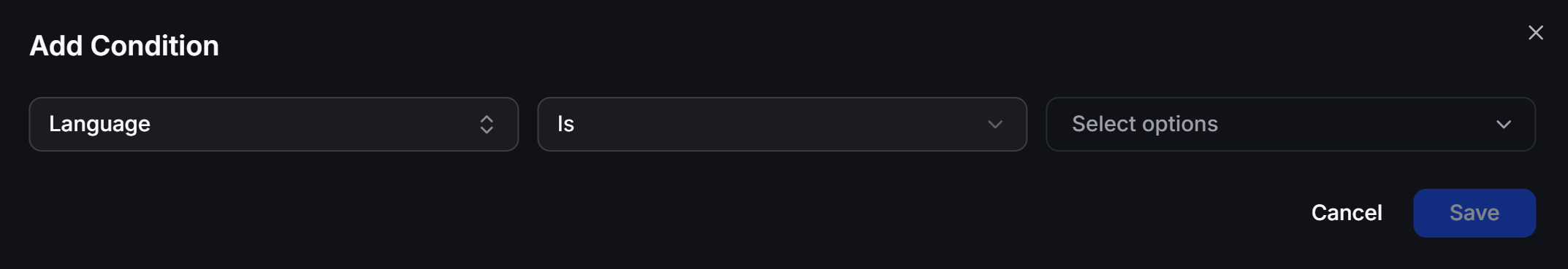 Chatbotx Contacts Filter Add Condition Popup