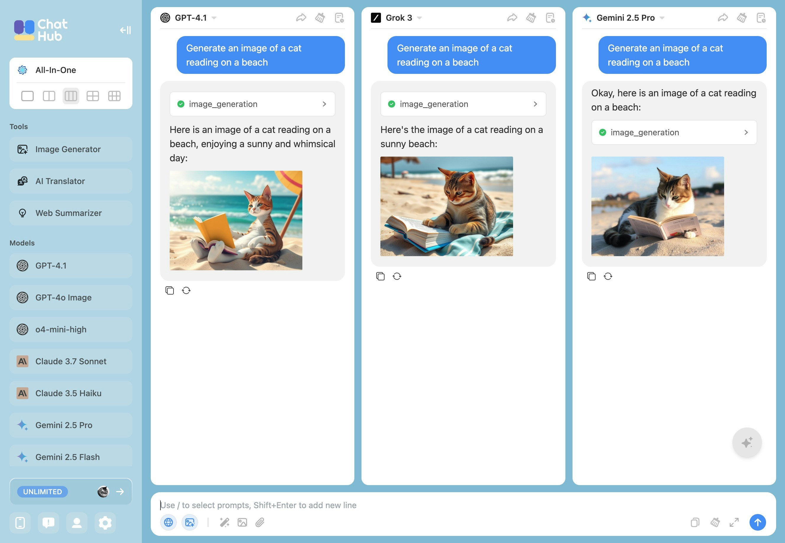 Image Generation in Chat