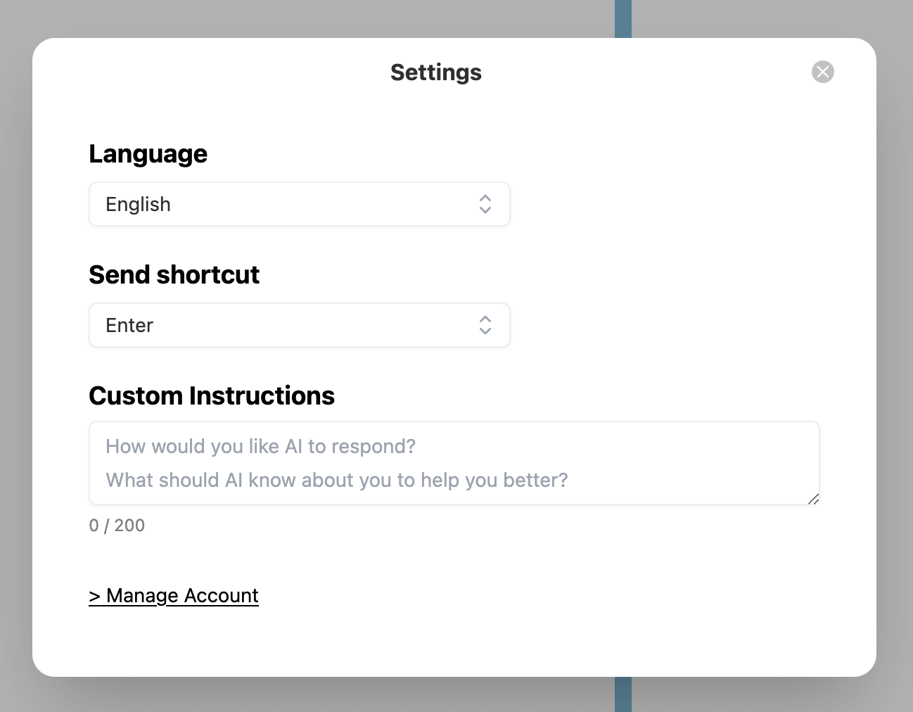 Custom Instructions