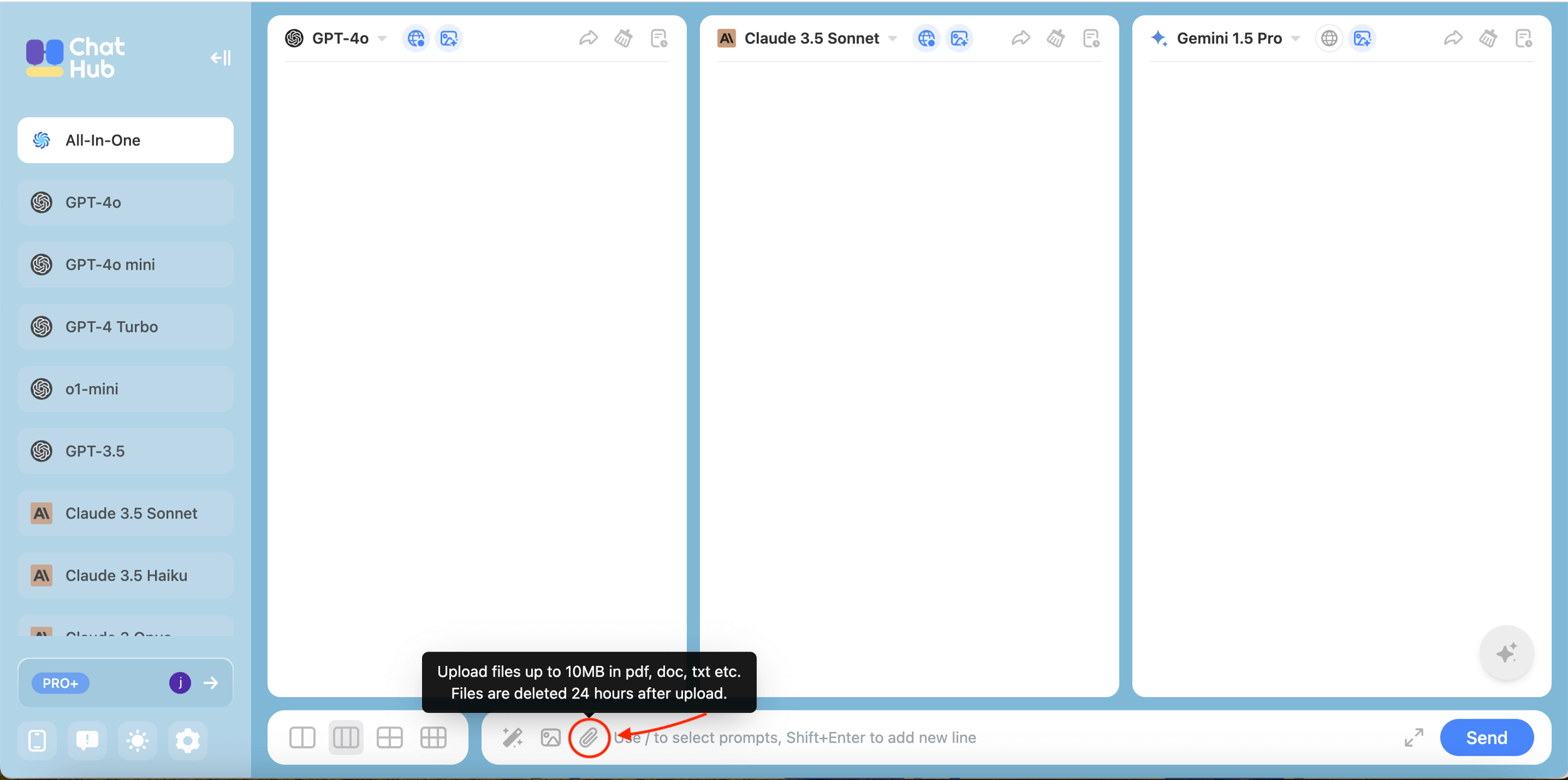 File Upload Chat Document Upload - ChatHub Learning Center