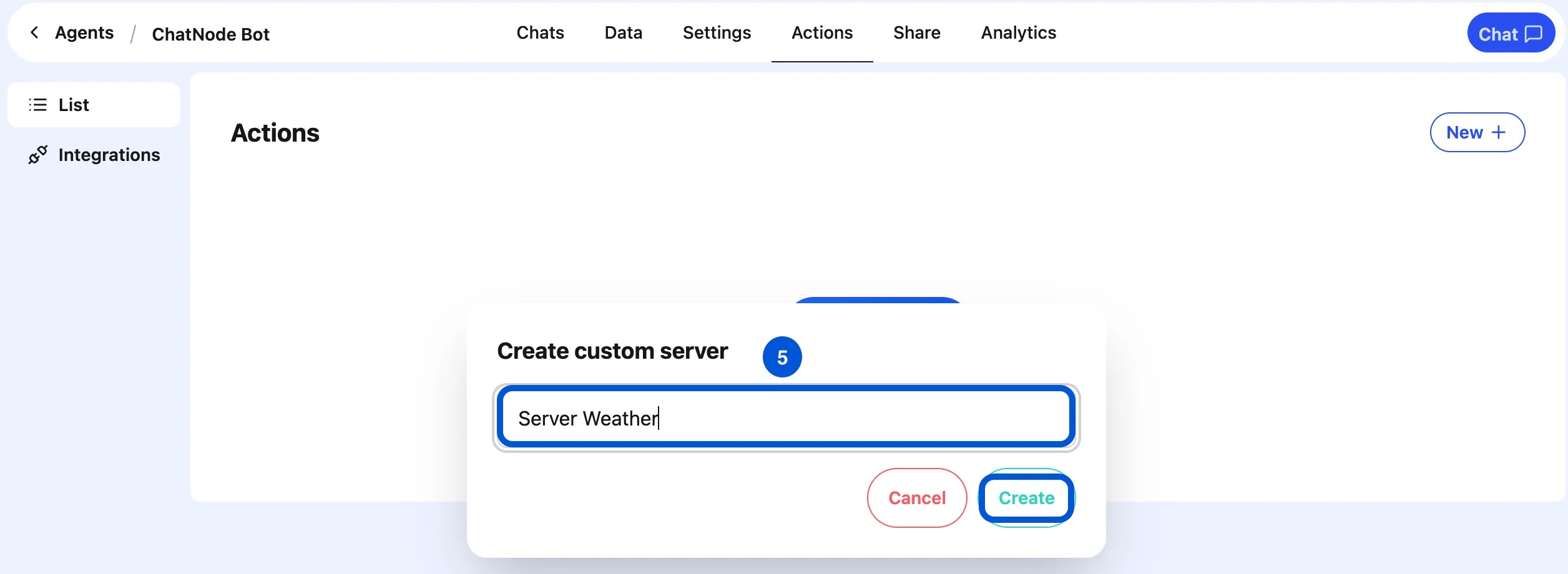 Server Action Three