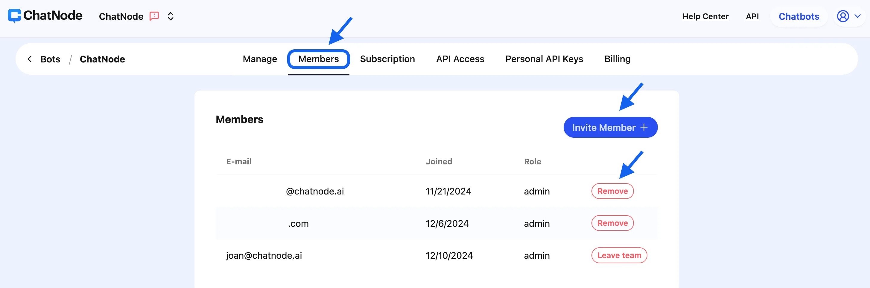 Remove Member