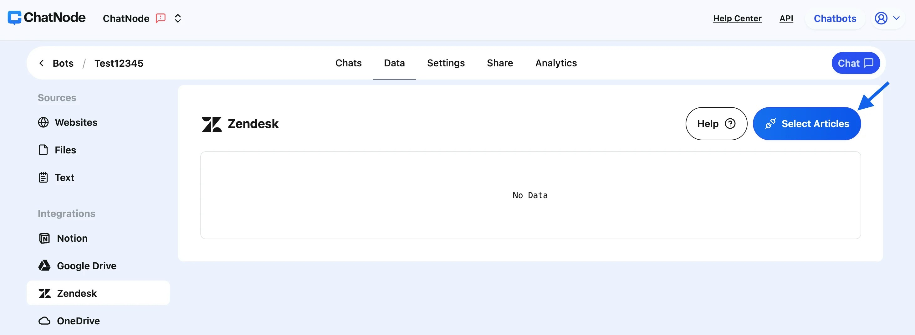 Select Articles Zendesk