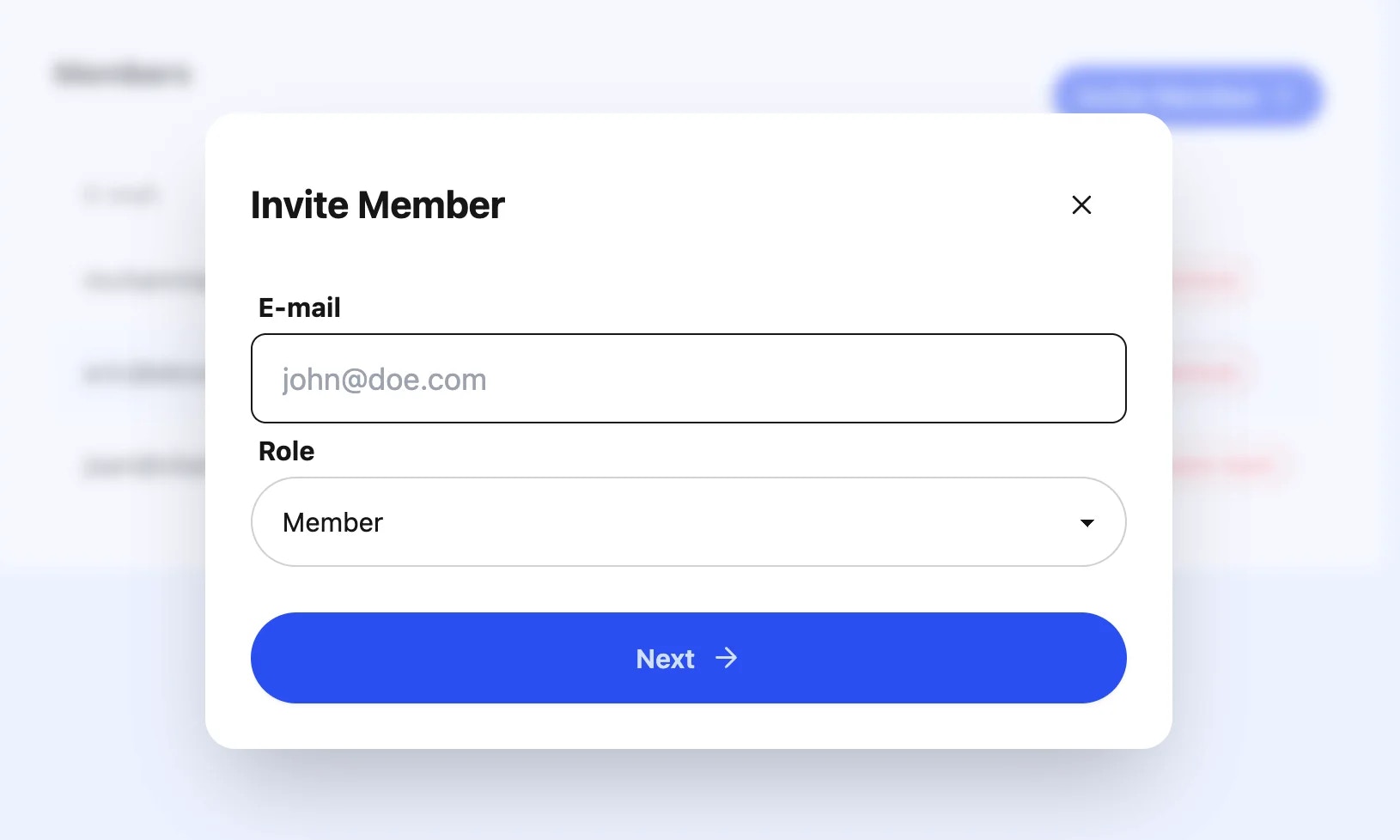 Invite Member Two