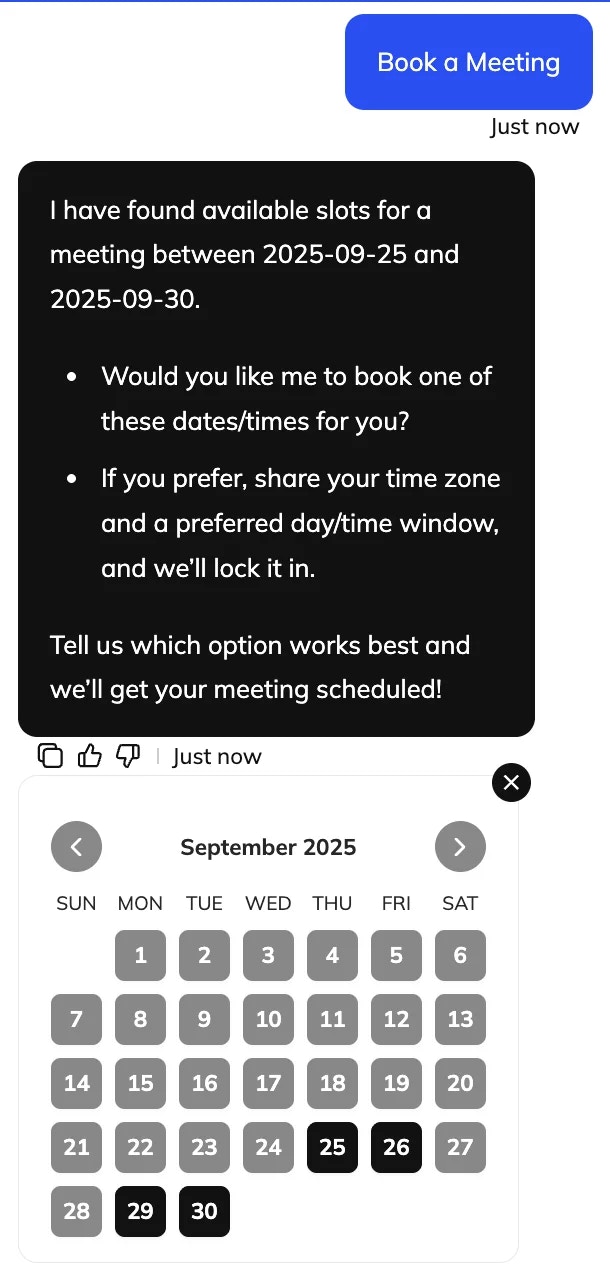 Calendly Sample