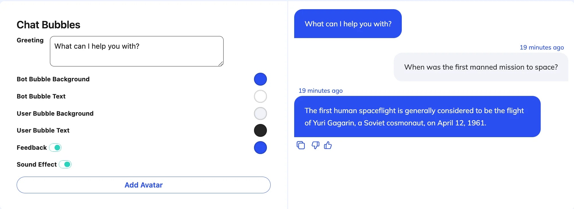 Chat Bubbles
