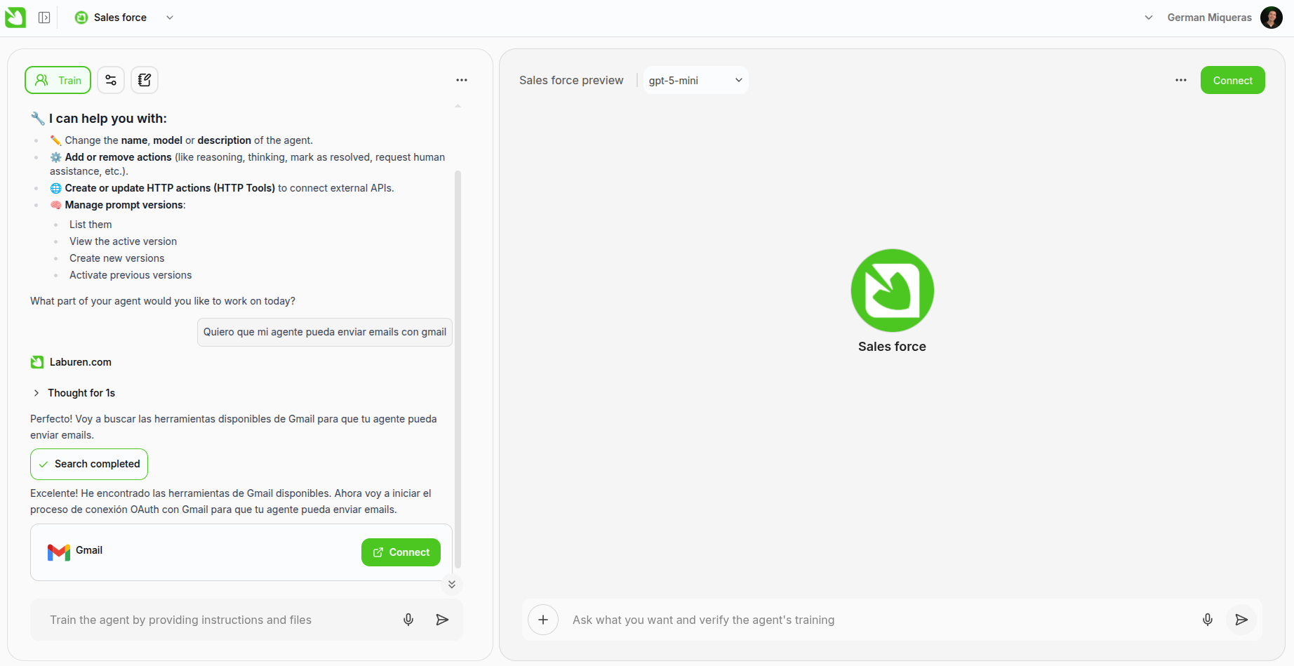 Conexión de Aplicaciones Externas