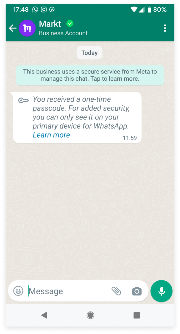 Authentication primary device