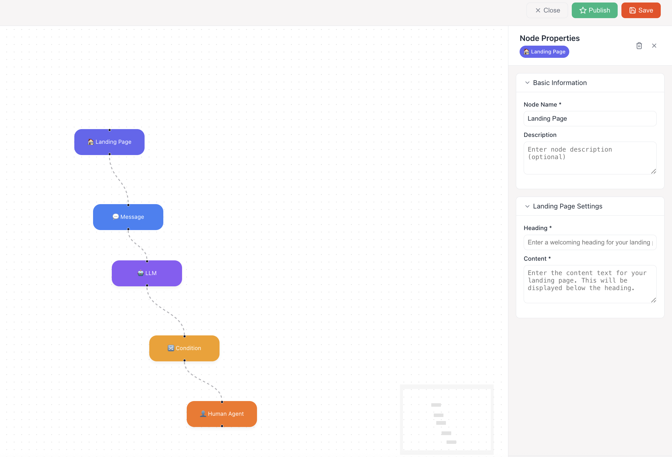 Node Properties Panel