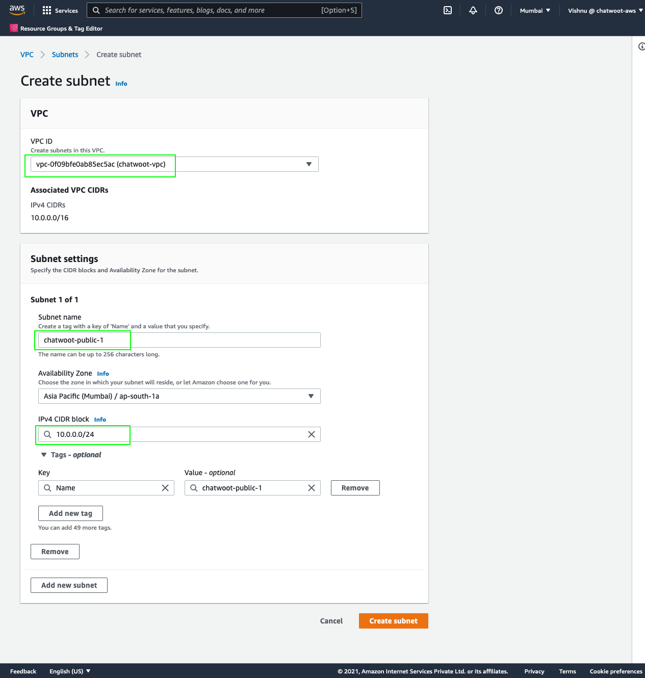 AWS Chatwoot deployment guide - Chatwoot Developer Docs