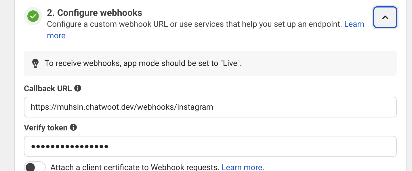 Set up Instagram Business Login for Chatwoot - Chatwoot Developer Docs