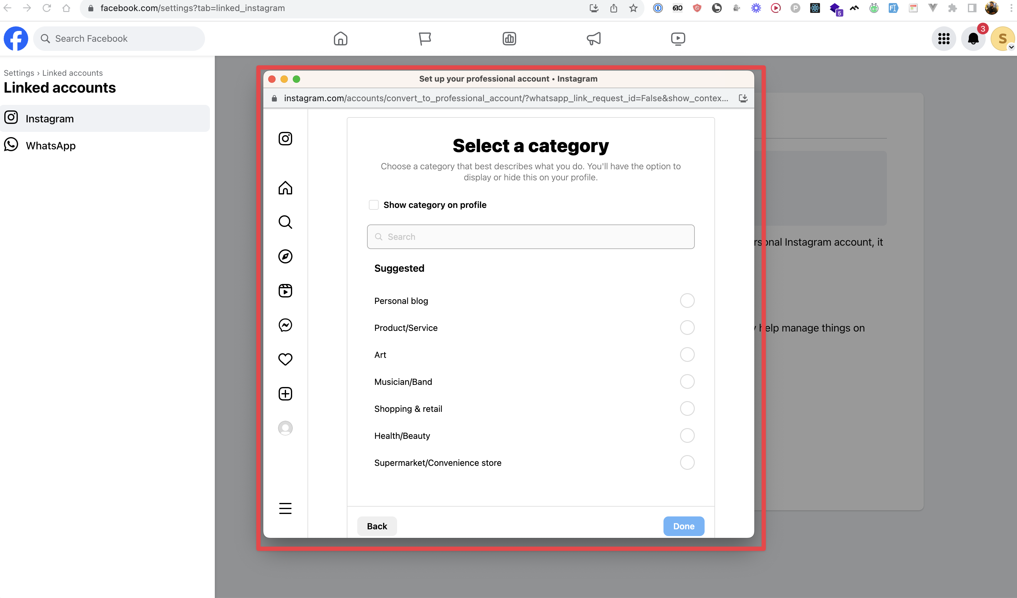 Instagram via Facebook Login - Chatwoot Developer Docs