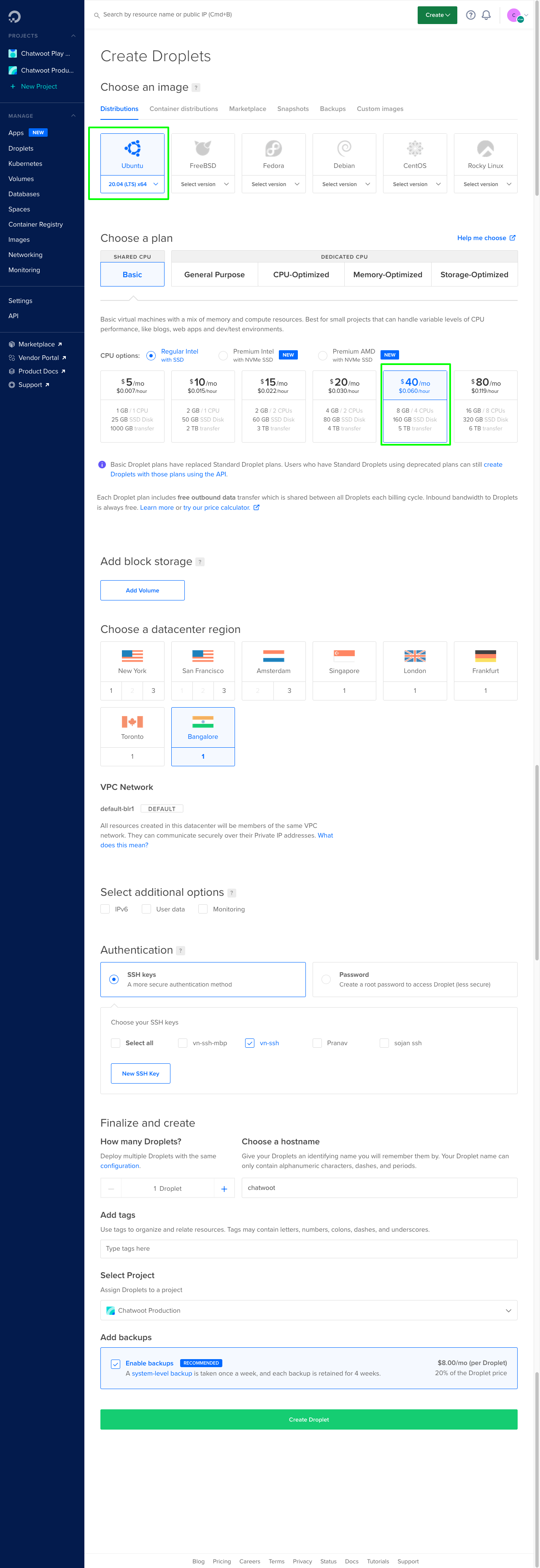 DigitalOcean Chatwoot deployment guide - Chatwoot Developer Docs