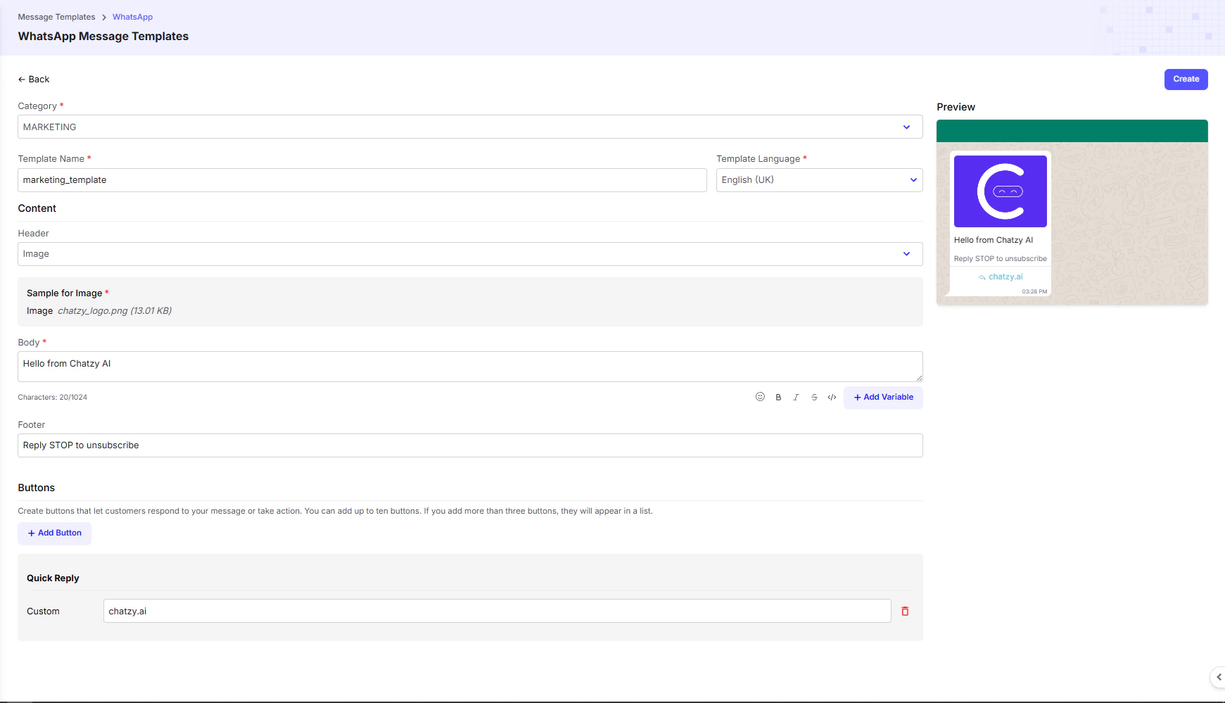 Adding Buttons